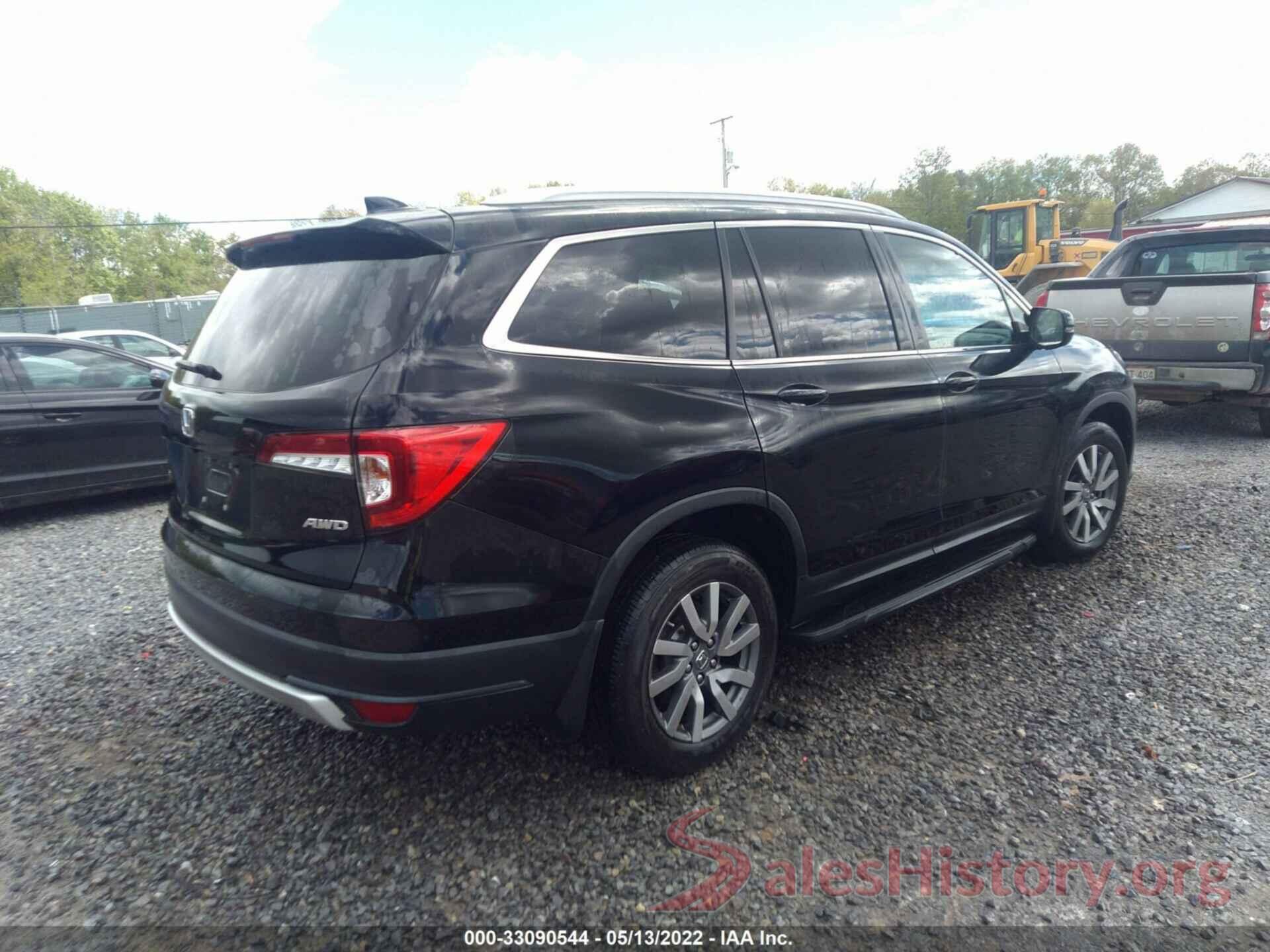 5FNYF6H58KB071651 2019 HONDA PILOT