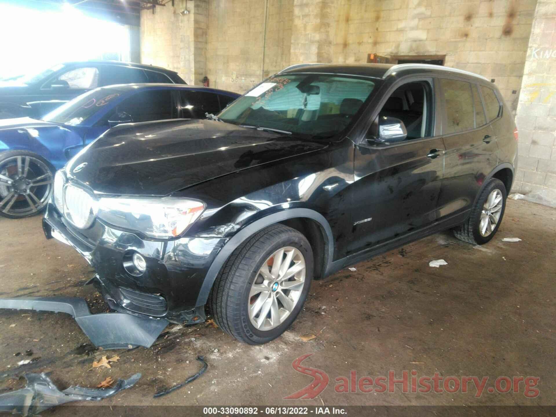 5UXWX9C56F0D44881 2015 BMW X3