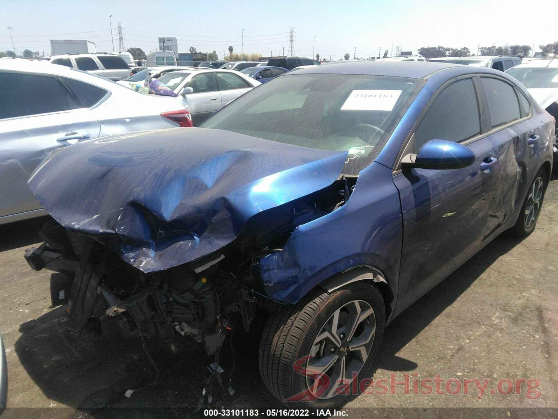 3KPF24AD8LE258940 2020 KIA FORTE