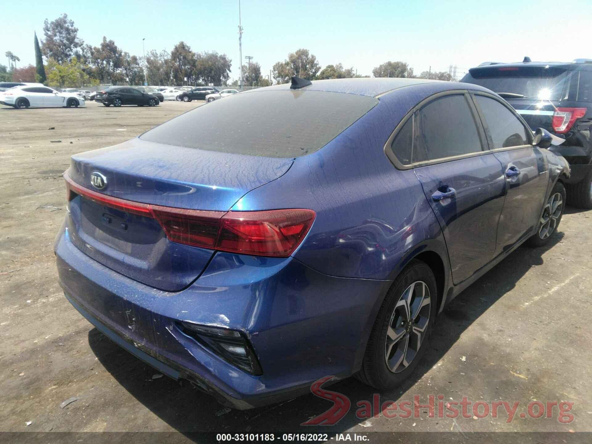 3KPF24AD8LE258940 2020 KIA FORTE