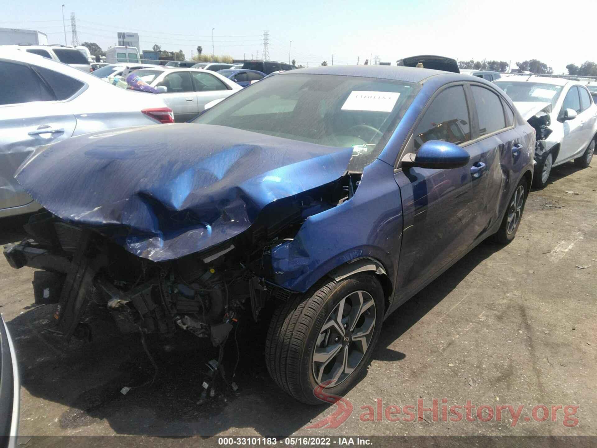 3KPF24AD8LE258940 2020 KIA FORTE