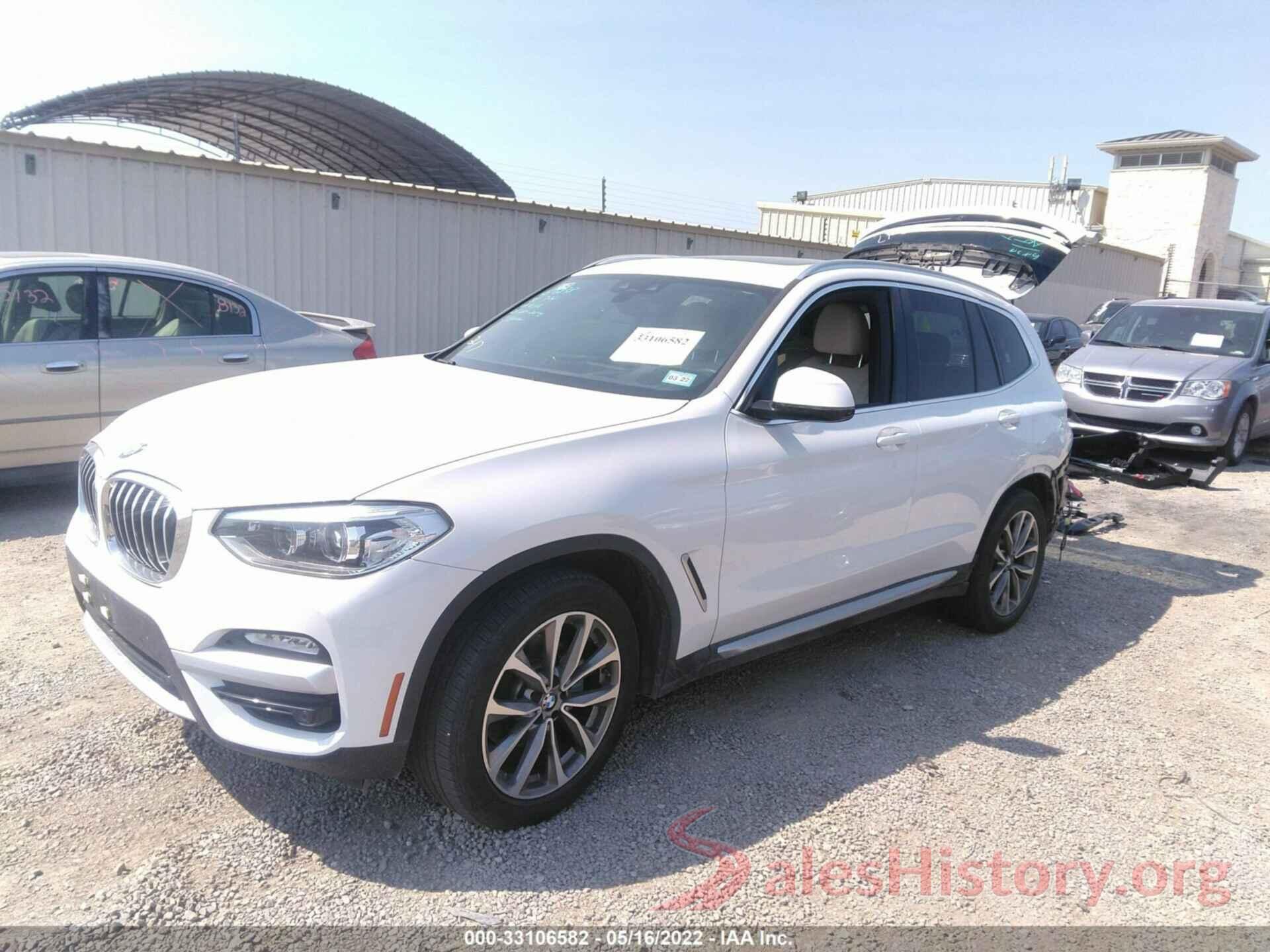 5UXTR9C58KLE12720 2019 BMW X3