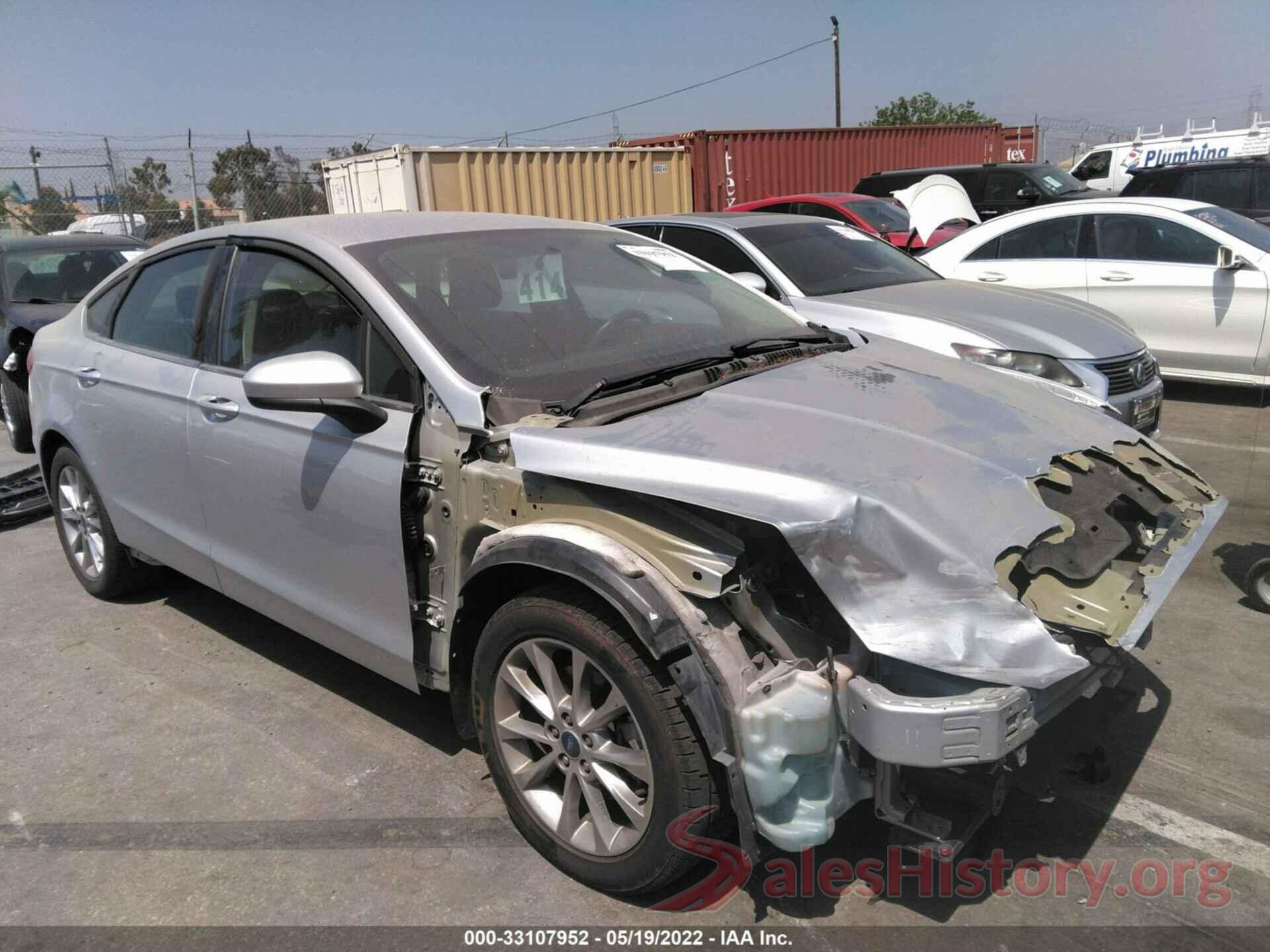 3FA6P0H7XHR242481 2017 FORD FUSION