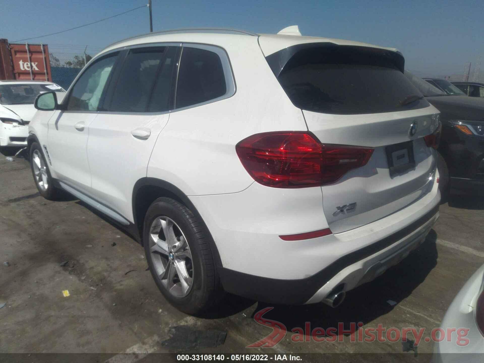 5UXTR7C52KLR46930 2019 BMW X3