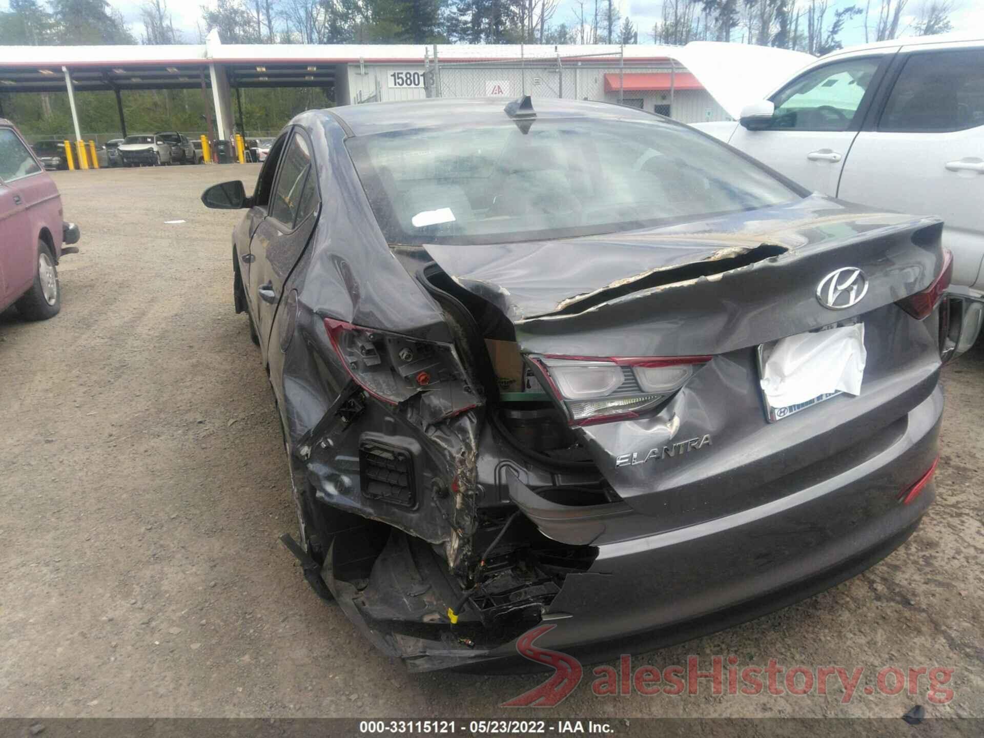 5NPD84LF8JH278327 2018 HYUNDAI ELANTRA