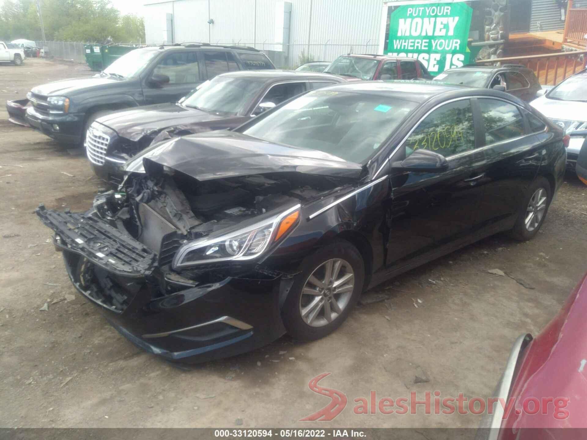 5NPE24AFXHH592614 2017 HYUNDAI SONATA