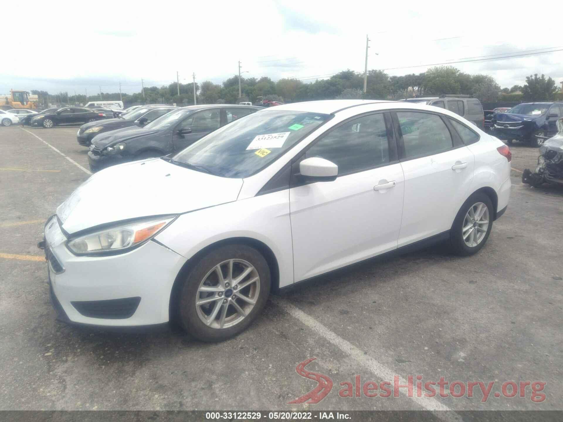 1FADP3F27JL238764 2018 FORD FOCUS