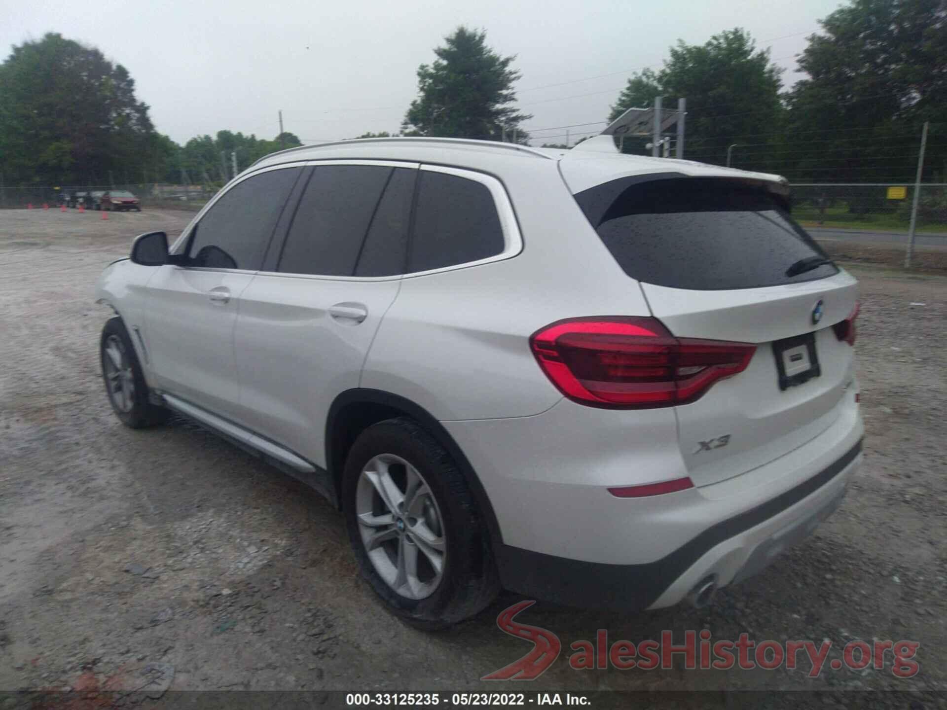 5UXTR7C54KLF31935 2019 BMW X3