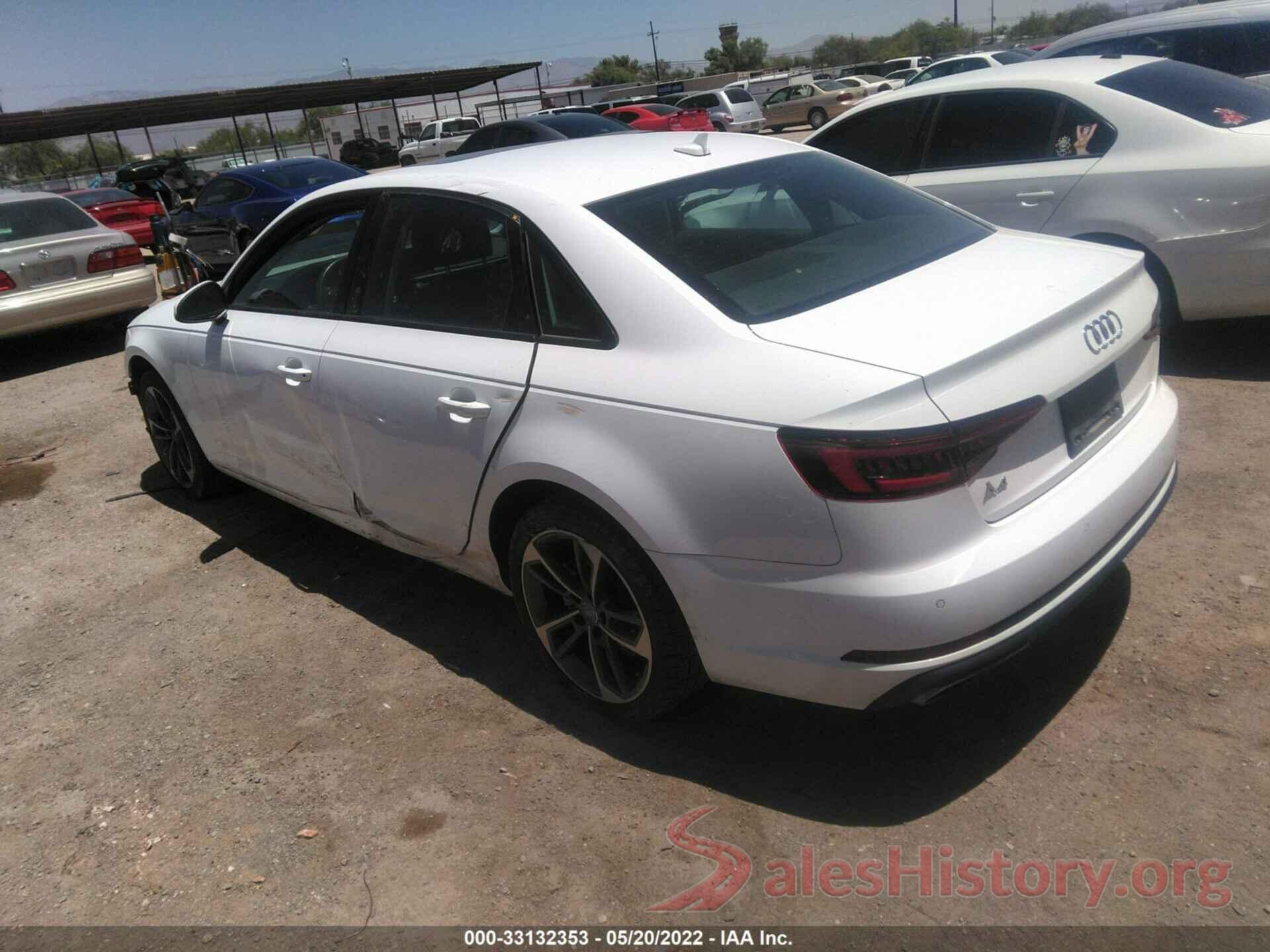 WAUGMAF46KN020582 2019 AUDI A4