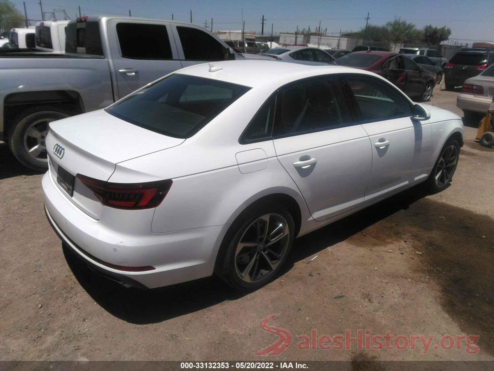 WAUGMAF46KN020582 2019 AUDI A4