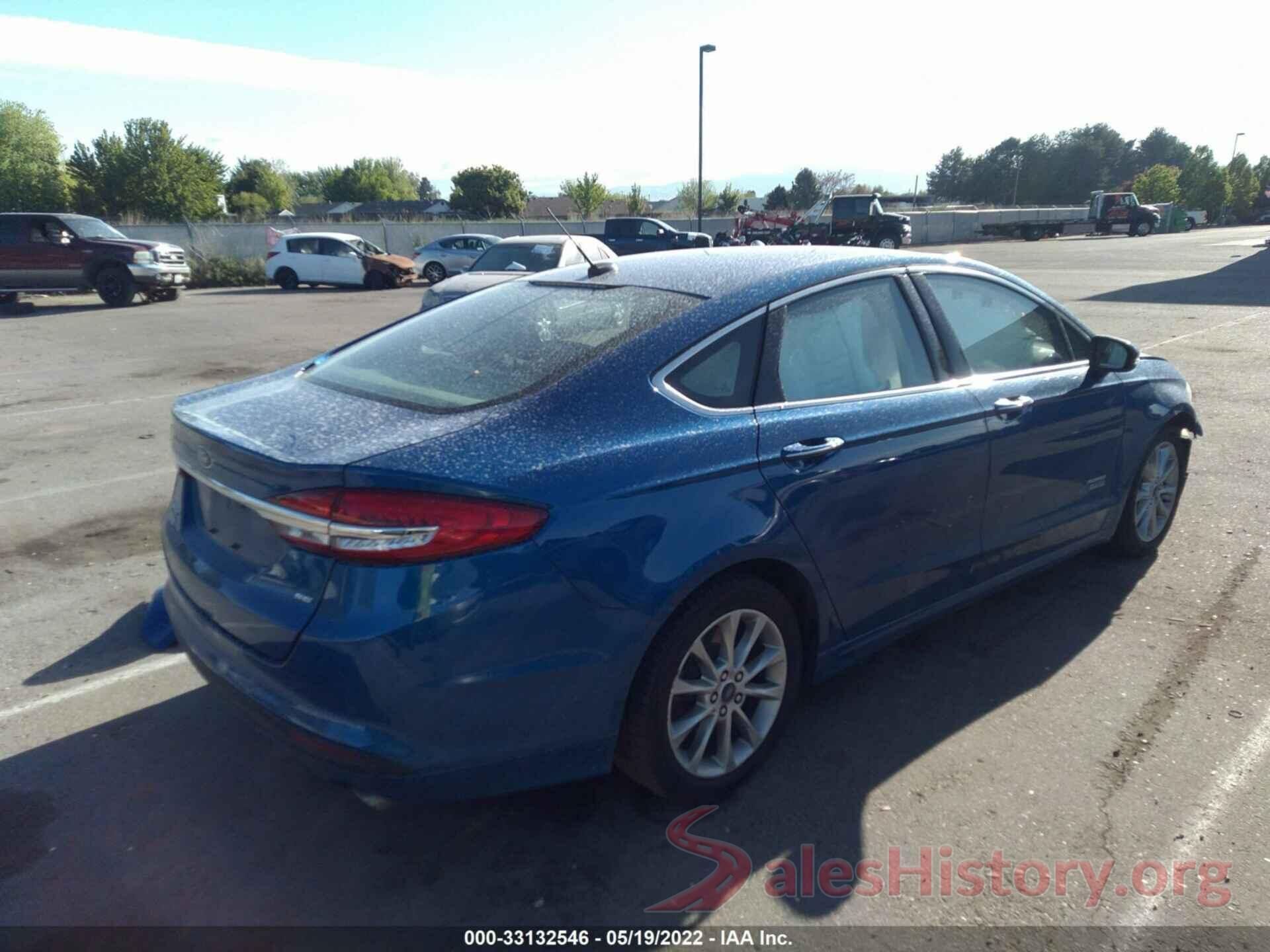 3FA6P0PU3HR238795 2017 FORD FUSION ENERGI