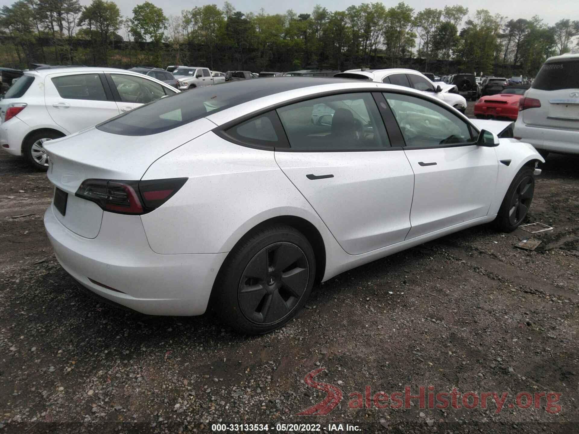 5YJ3E1EA7NF112079 2022 TESLA MODEL 3