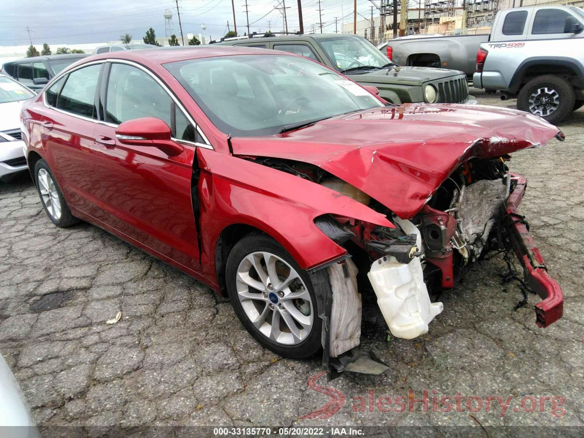 3FA6P0SU9KR258581 2019 FORD FUSION ENERGI