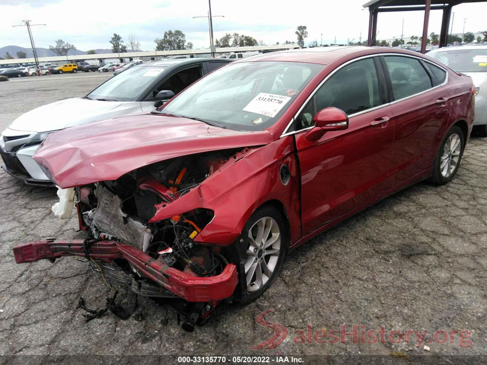 3FA6P0SU9KR258581 2019 FORD FUSION ENERGI