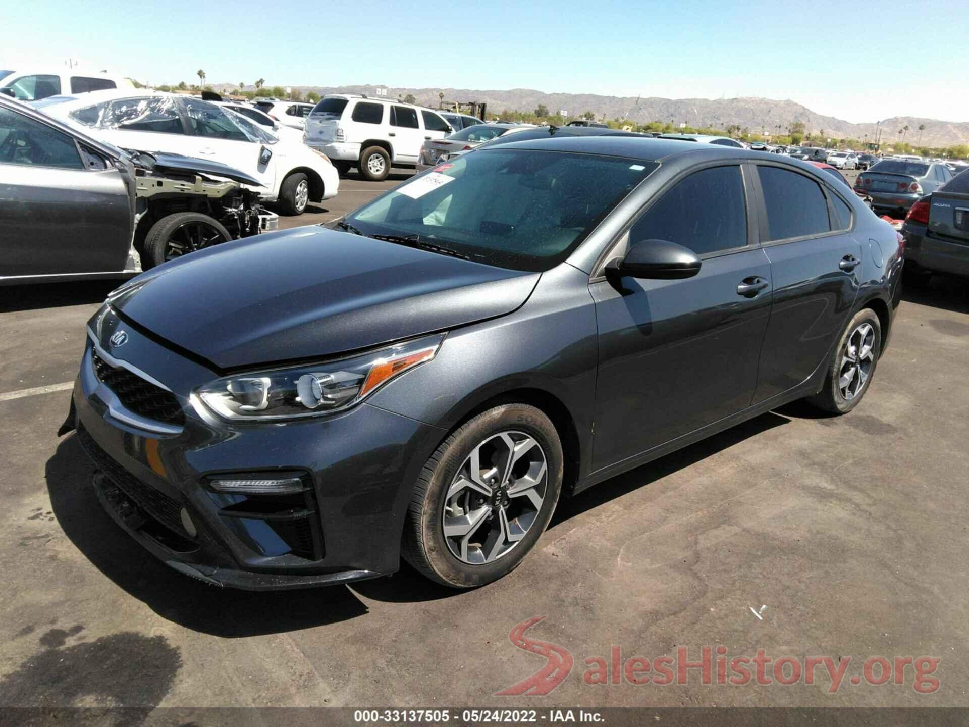 3KPF24AD9LE209262 2020 KIA FORTE