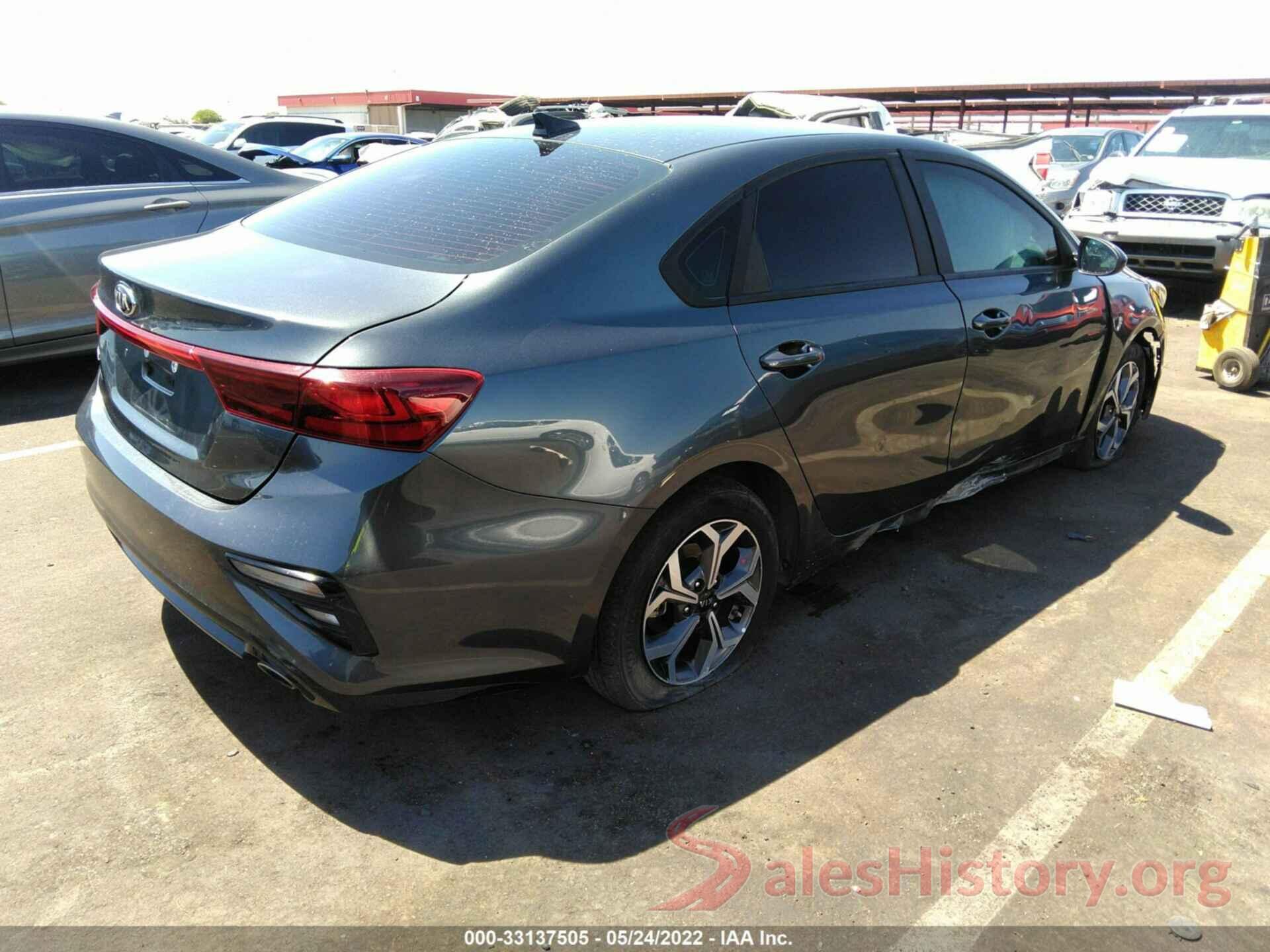 3KPF24AD9LE209262 2020 KIA FORTE