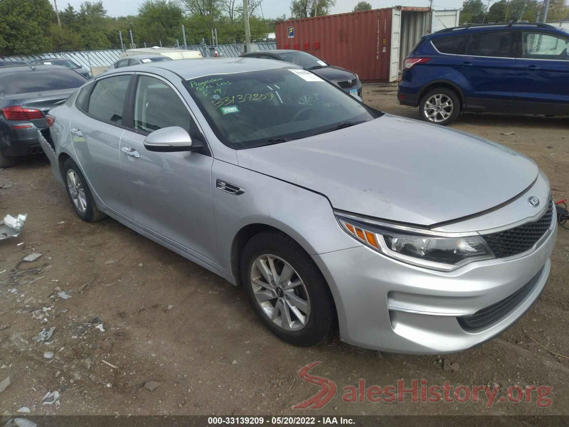 5XXGT4L33JG215360 2018 KIA OPTIMA