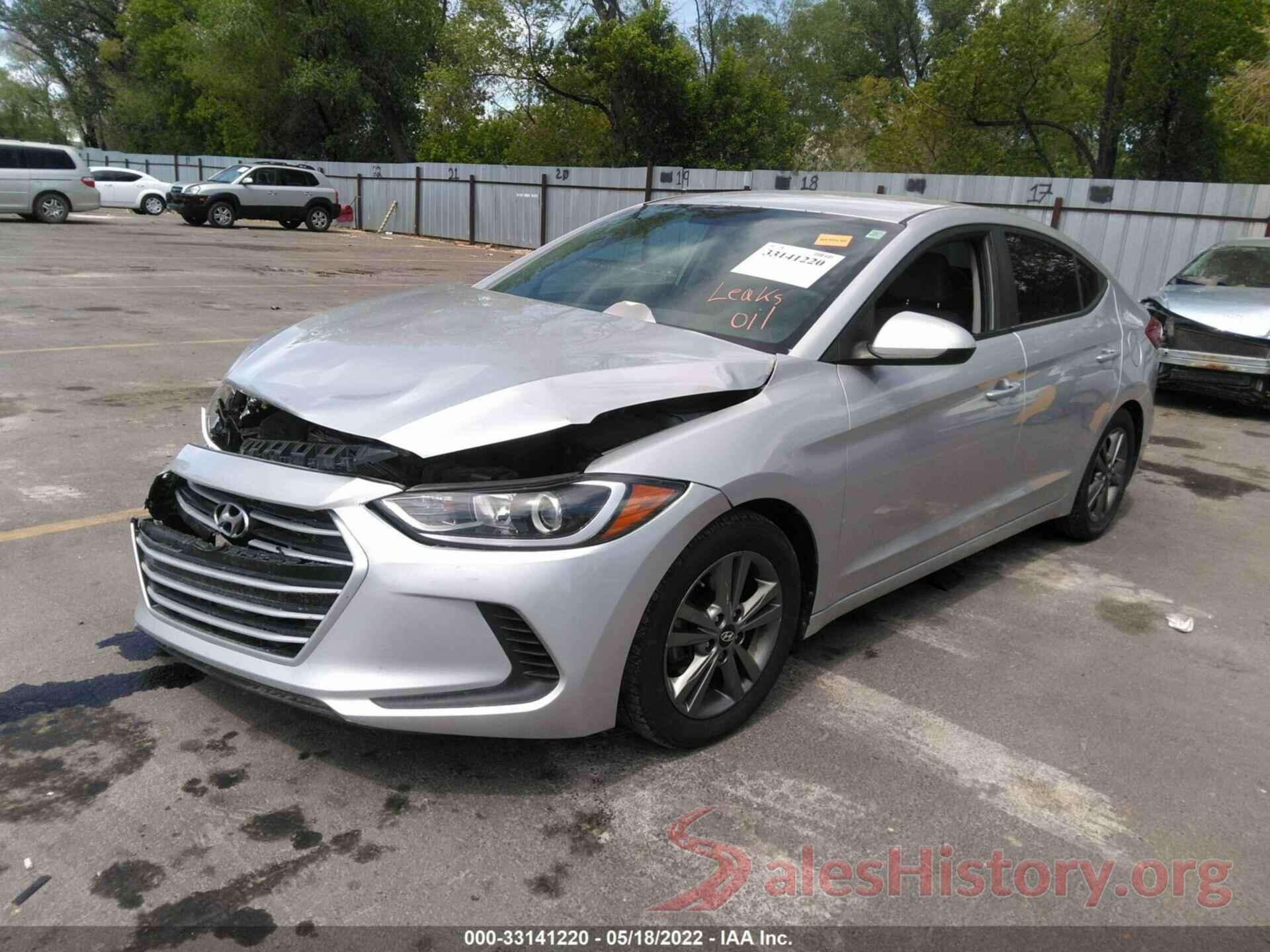 5NPD84LF6HH052264 2017 HYUNDAI ELANTRA