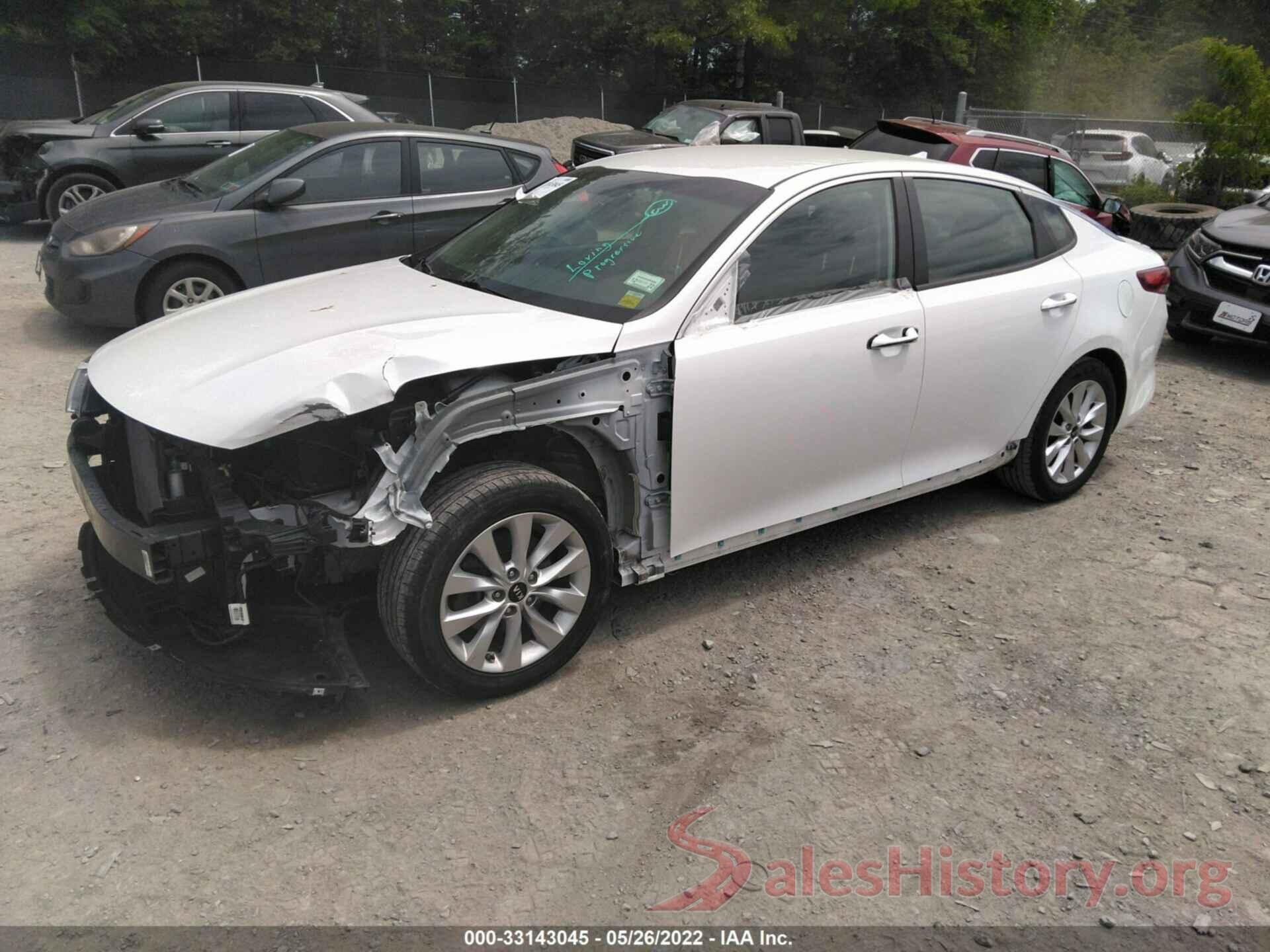 5XXGT4L36JG224537 2018 KIA OPTIMA