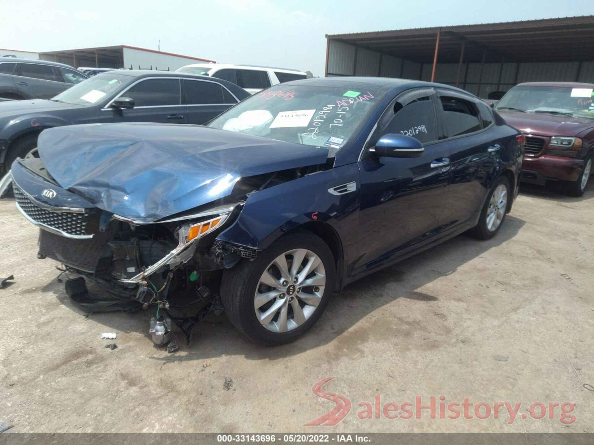 5XXGU4L30GG090338 2016 KIA OPTIMA