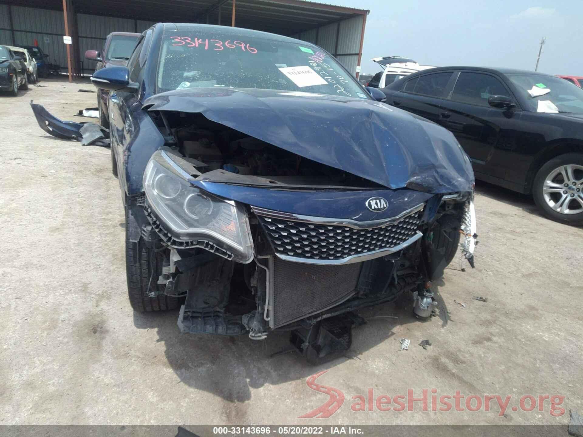 5XXGU4L30GG090338 2016 KIA OPTIMA