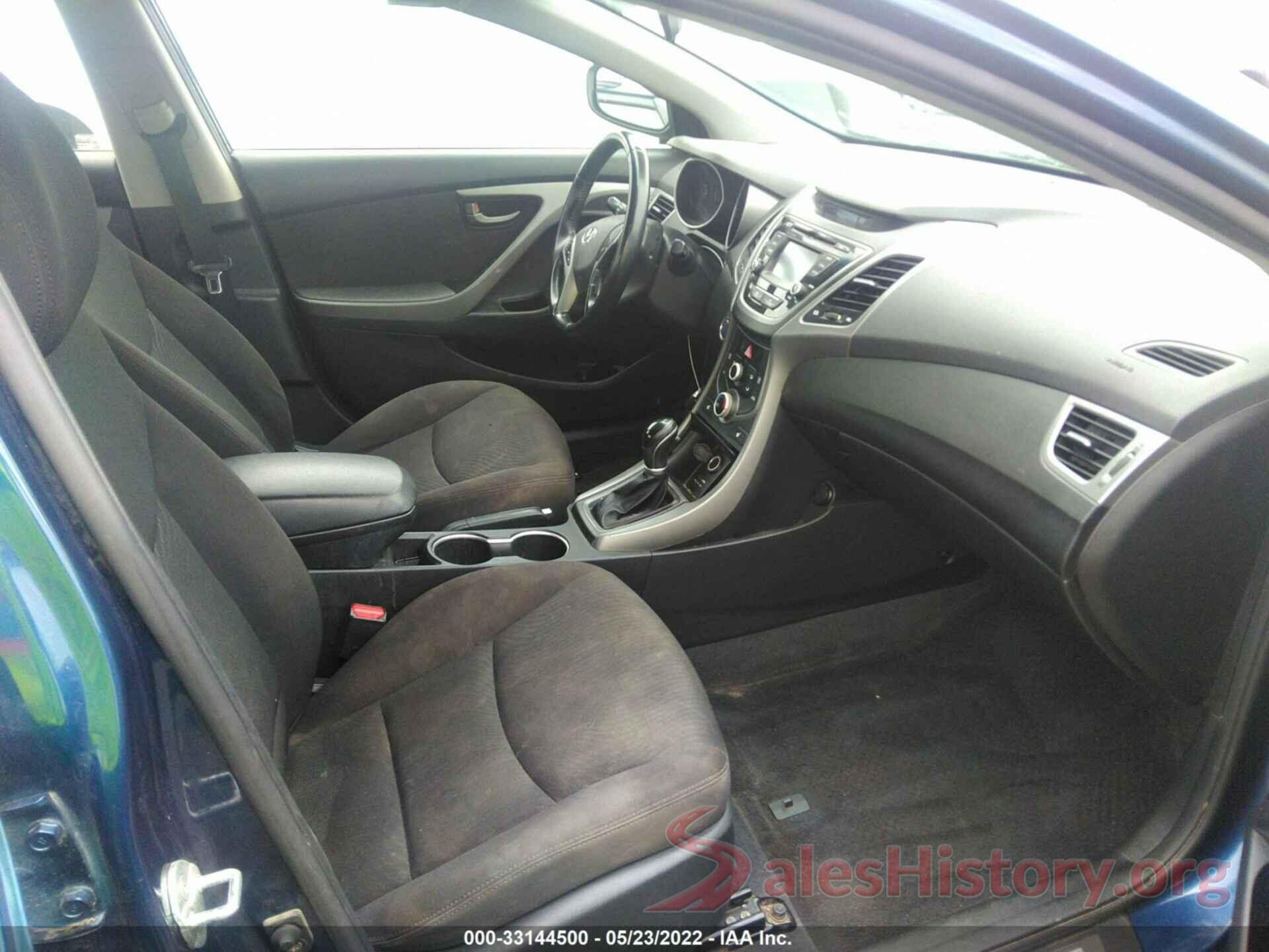 KMHDH4AE3GU555292 2016 HYUNDAI ELANTRA