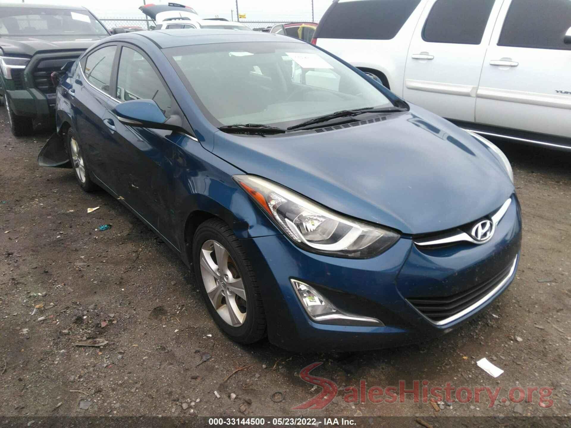 KMHDH4AE3GU555292 2016 HYUNDAI ELANTRA