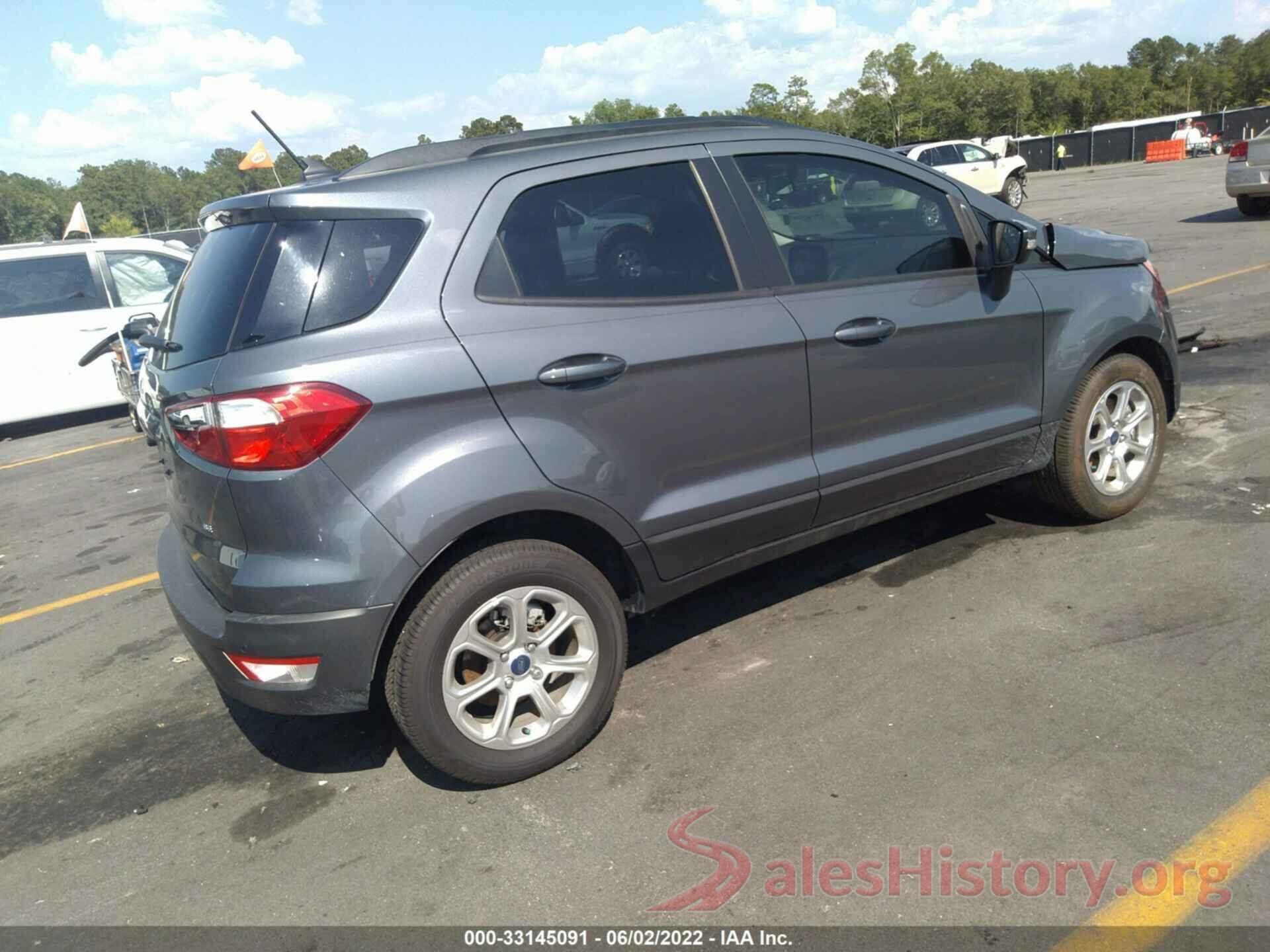 MAJ3S2GE8MC444063 2021 FORD ECOSPORT