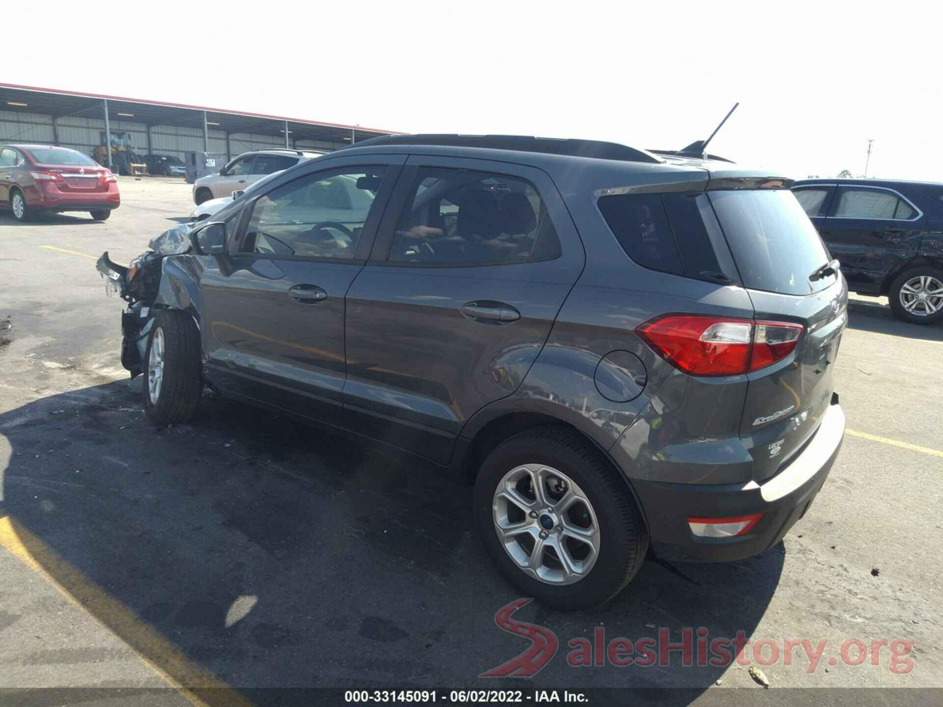 MAJ3S2GE8MC444063 2021 FORD ECOSPORT