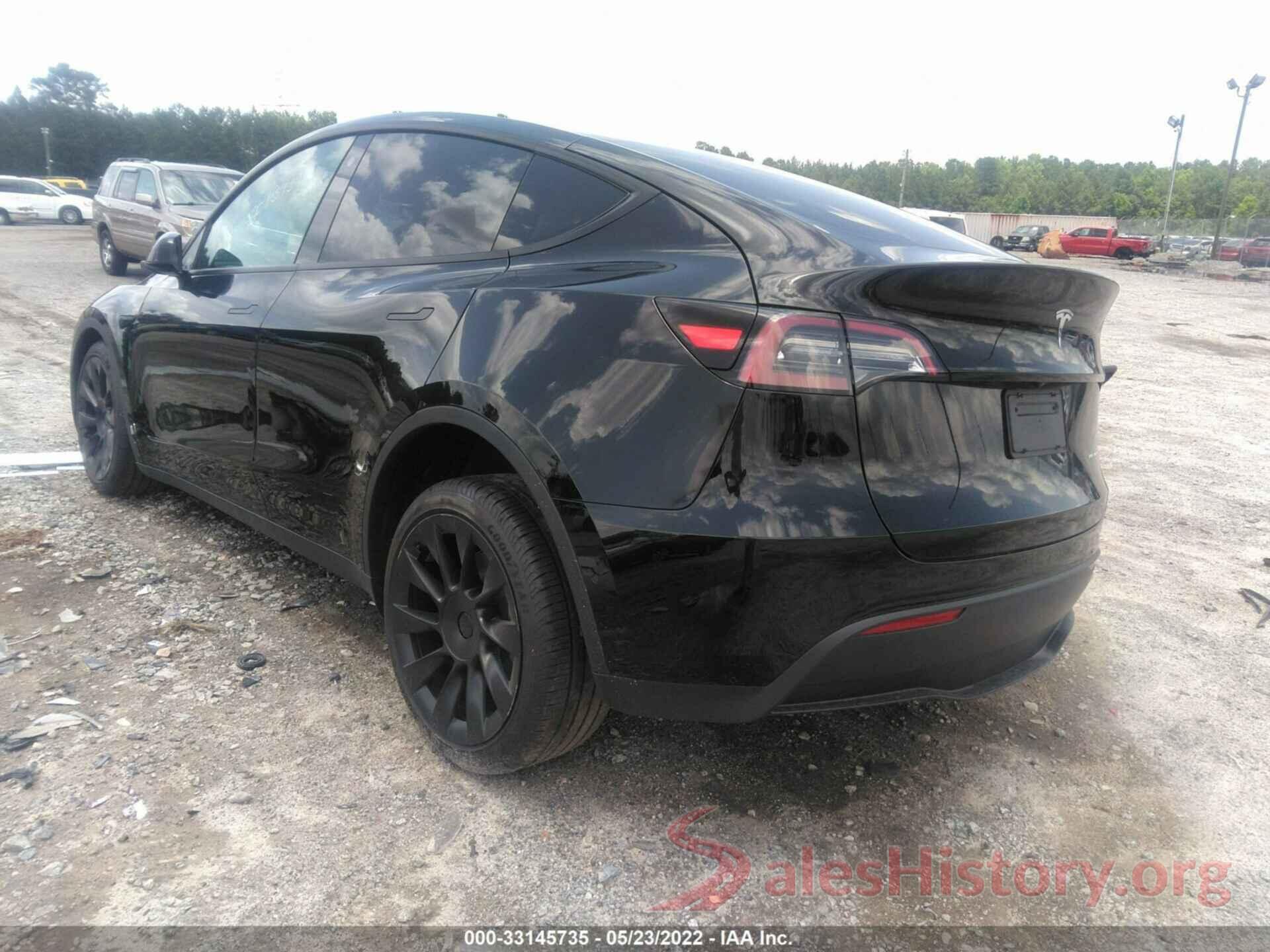 5YJYGDEEXMF233580 2021 TESLA MODEL Y