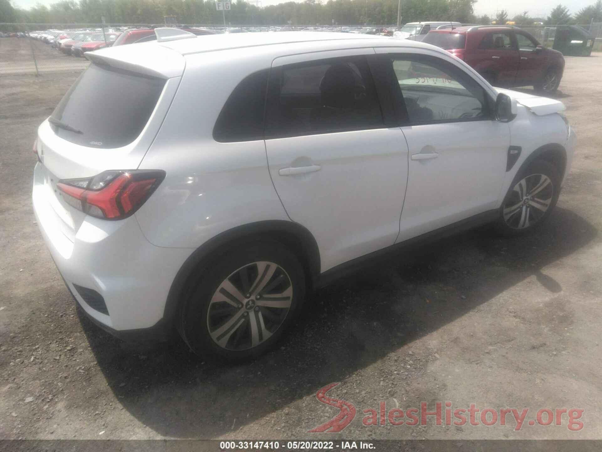 JA4ARUAU7MU020533 2021 MITSUBISHI OUTLANDER SPORT