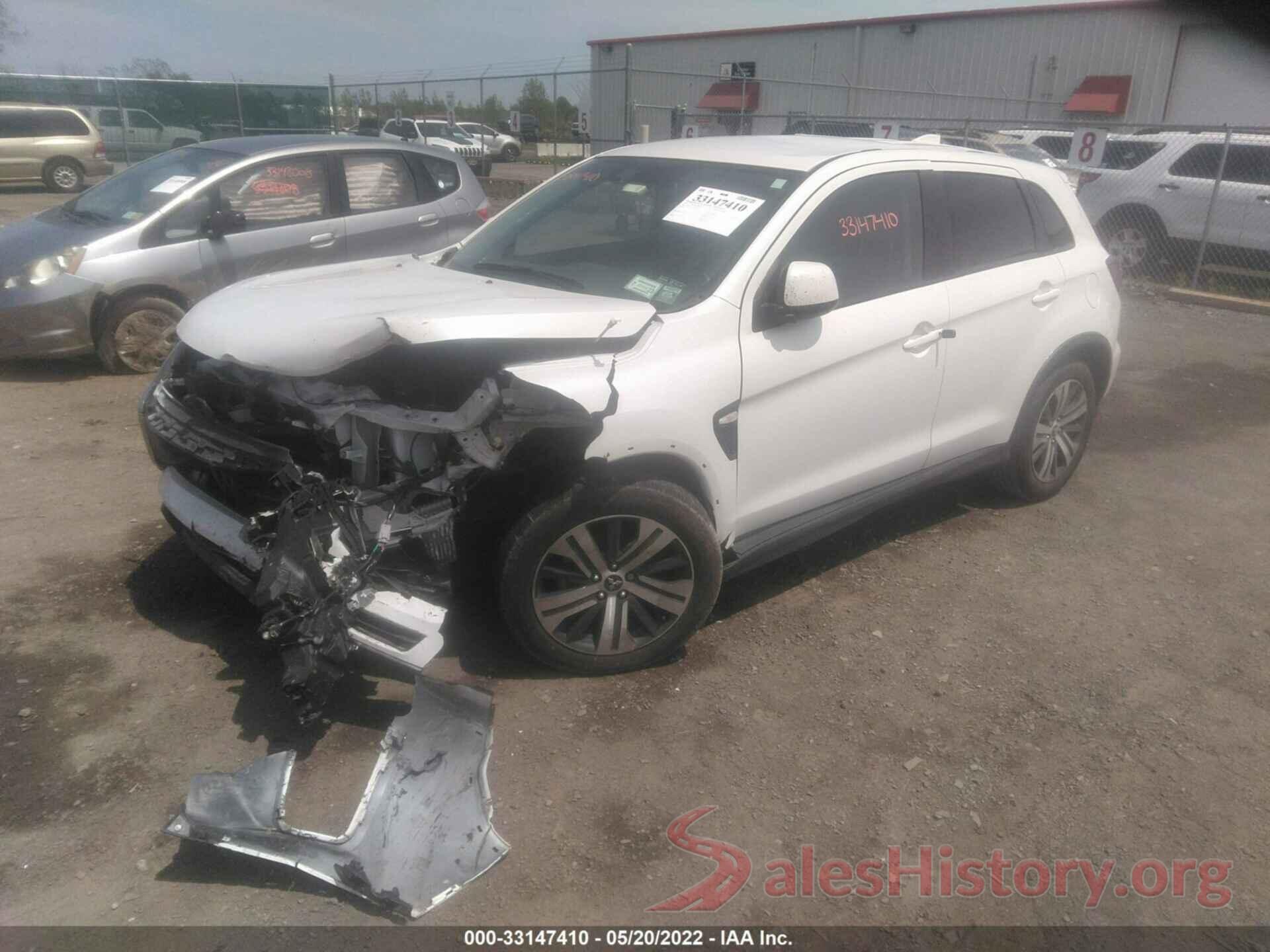 JA4ARUAU7MU020533 2021 MITSUBISHI OUTLANDER SPORT