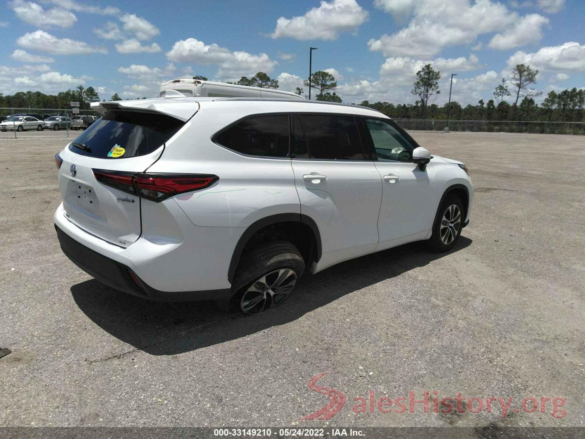 5TDGARAH0NS510776 2022 TOYOTA HIGHLANDER