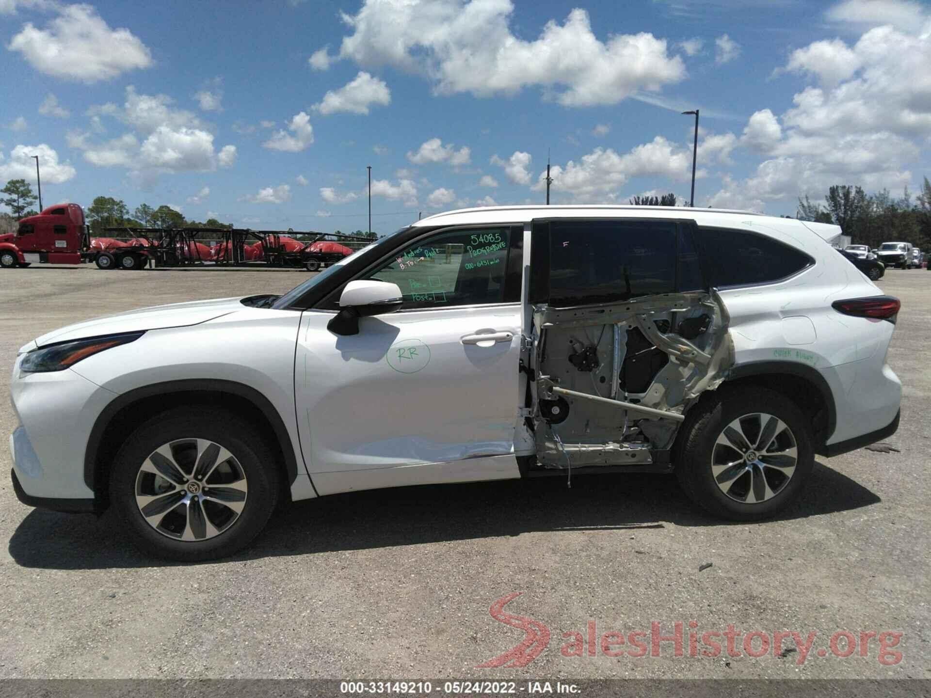 5TDGARAH0NS510776 2022 TOYOTA HIGHLANDER