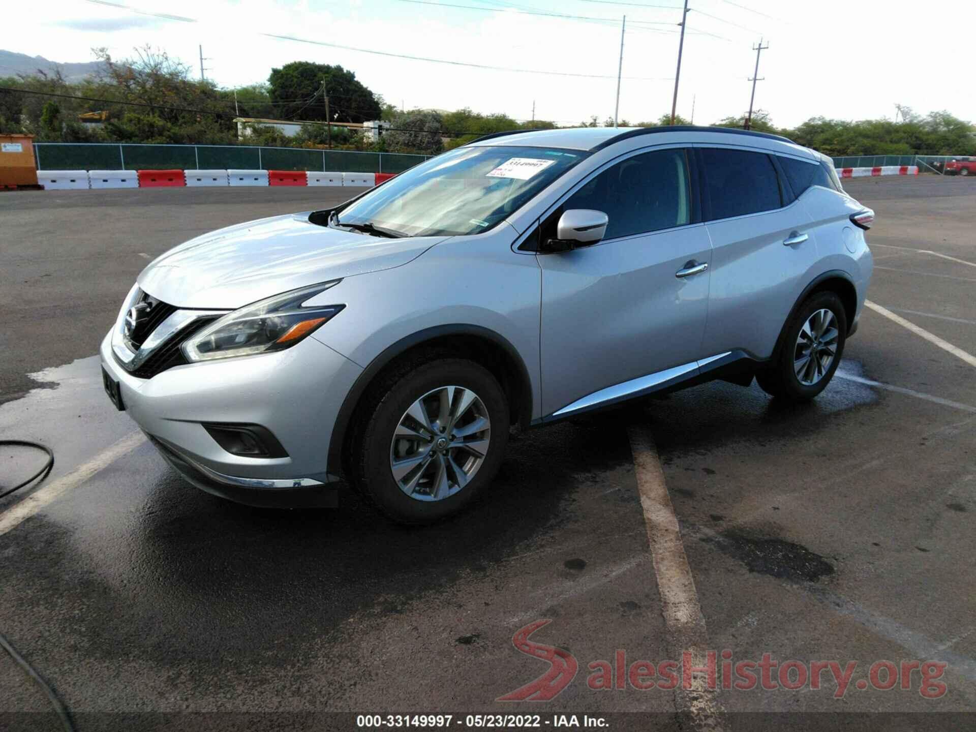 5N1AZ2MH9JN127433 2018 NISSAN MURANO