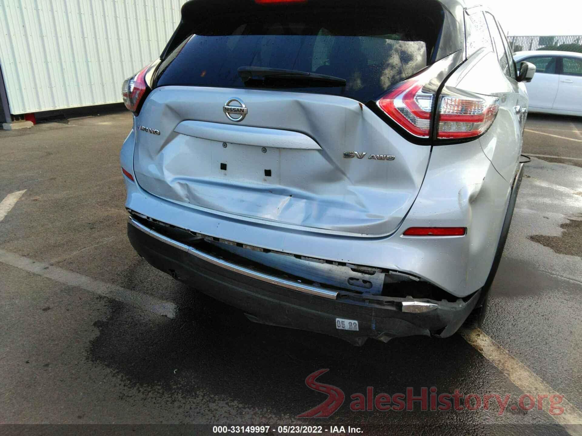 5N1AZ2MH9JN127433 2018 NISSAN MURANO