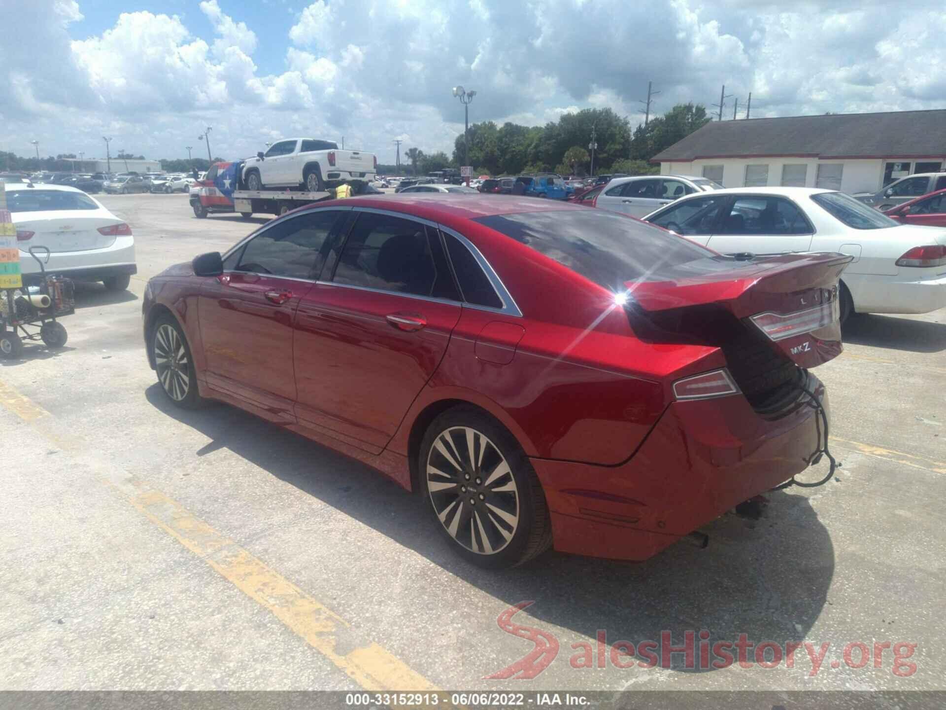 3LN6L5E90JR619376 2018 LINCOLN MKZ