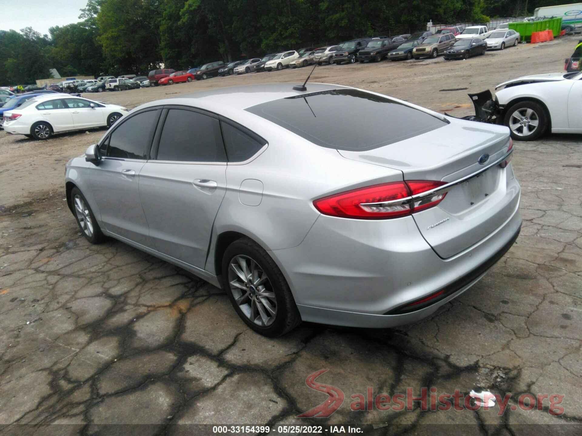 3FA6P0H74HR260250 2017 FORD FUSION