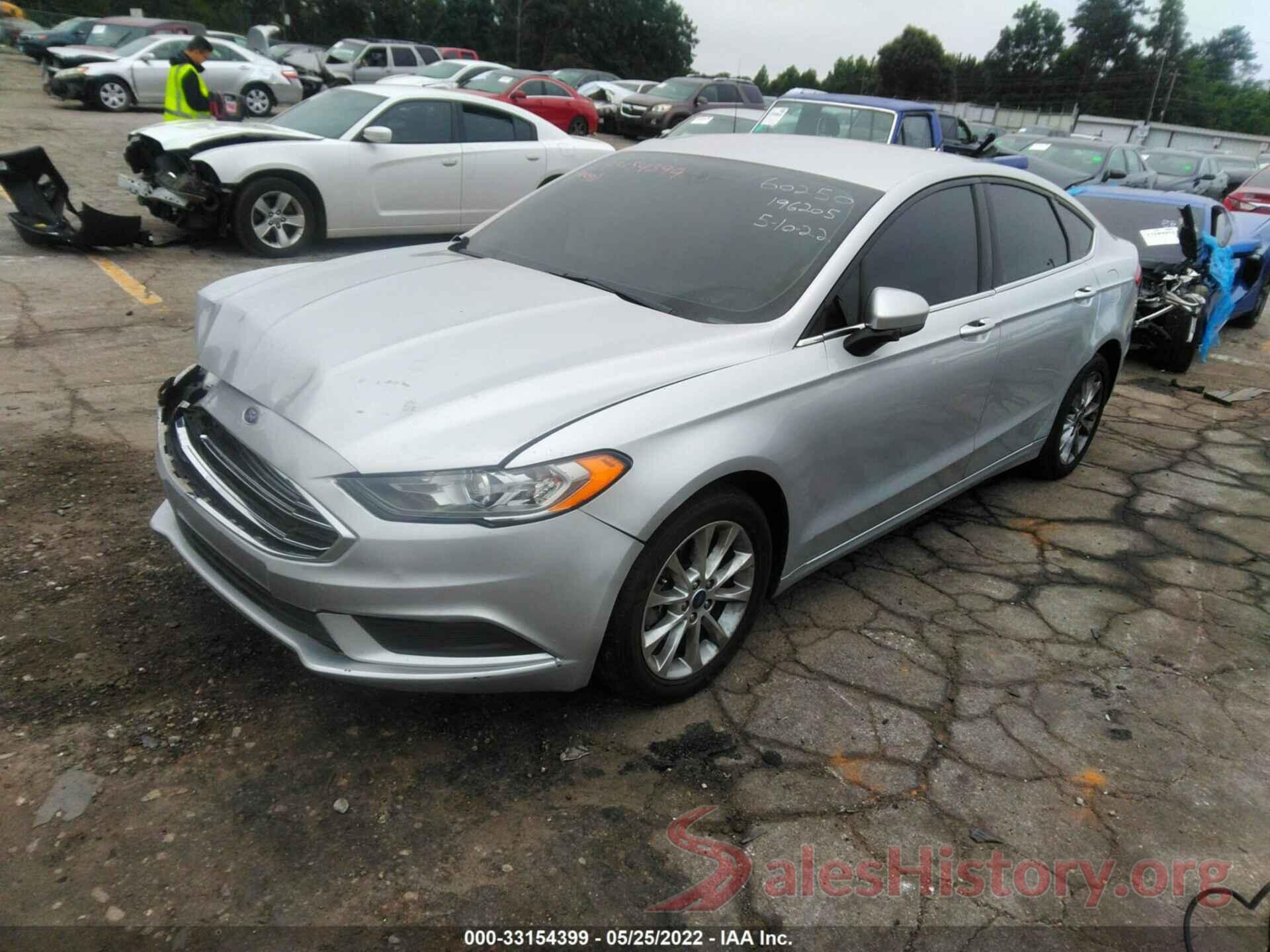 3FA6P0H74HR260250 2017 FORD FUSION