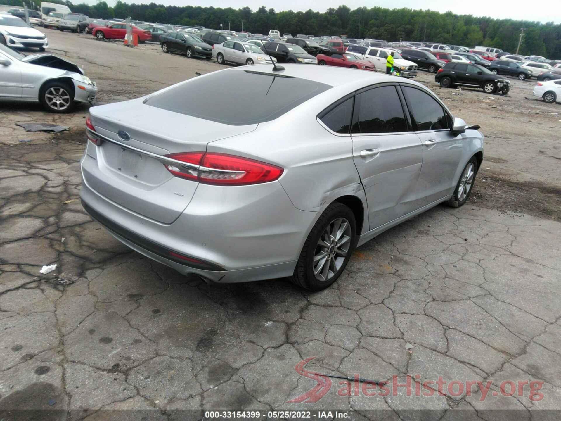 3FA6P0H74HR260250 2017 FORD FUSION