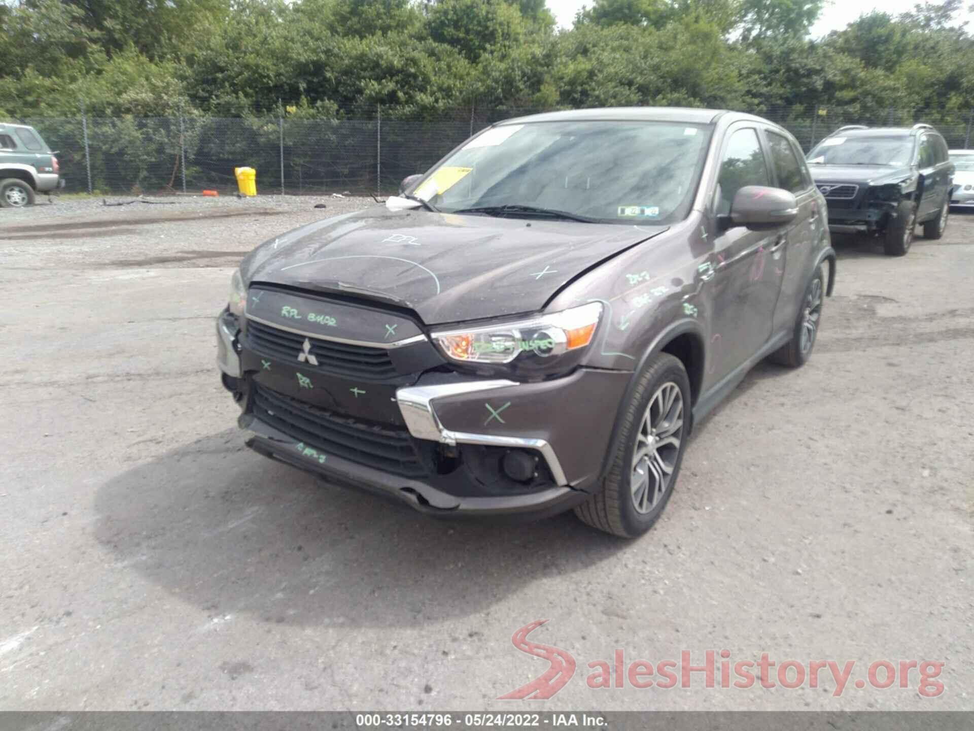 JA4AR3AUXHZ011277 2017 MITSUBISHI OUTLANDER SPORT