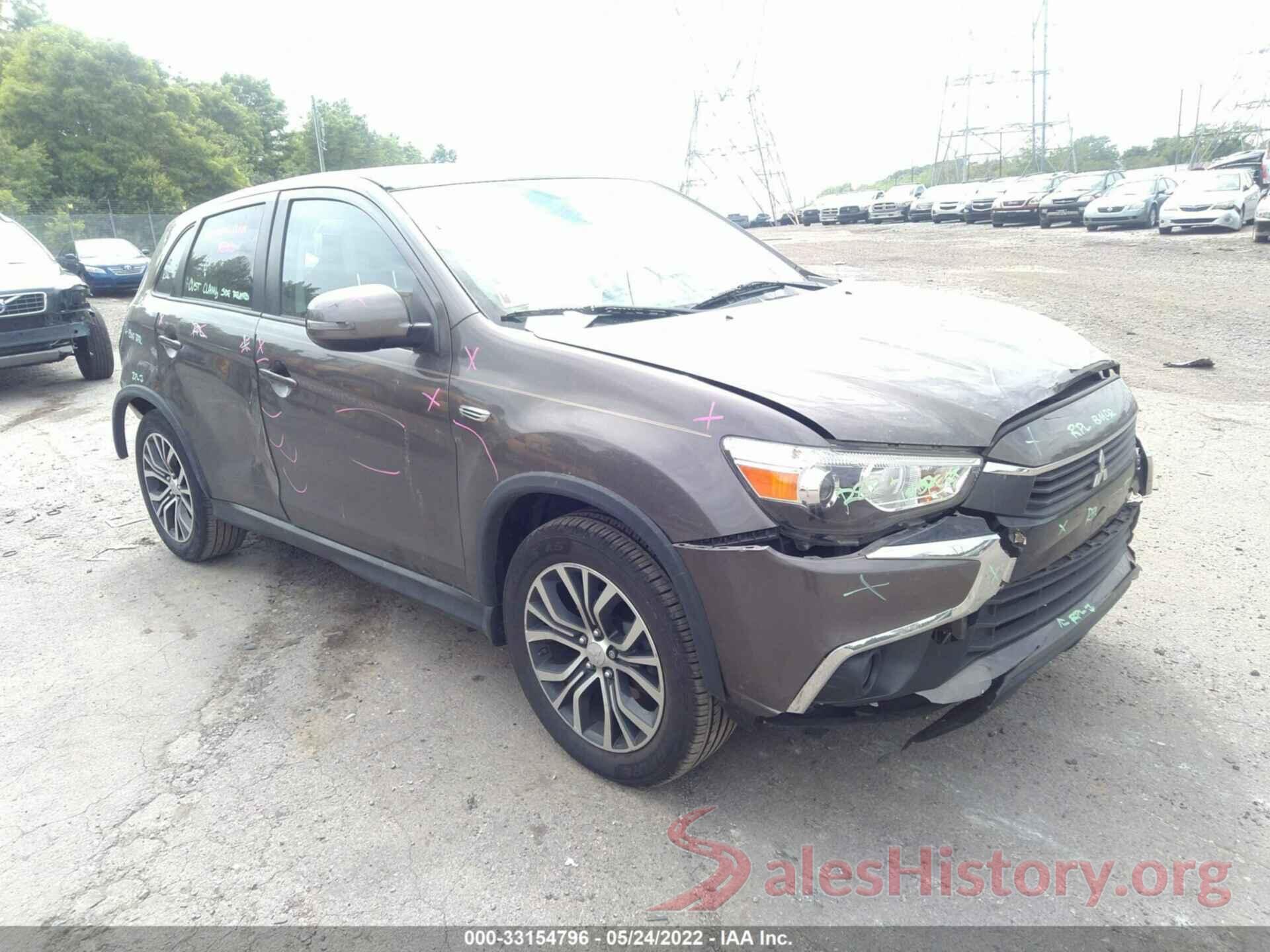 JA4AR3AUXHZ011277 2017 MITSUBISHI OUTLANDER SPORT