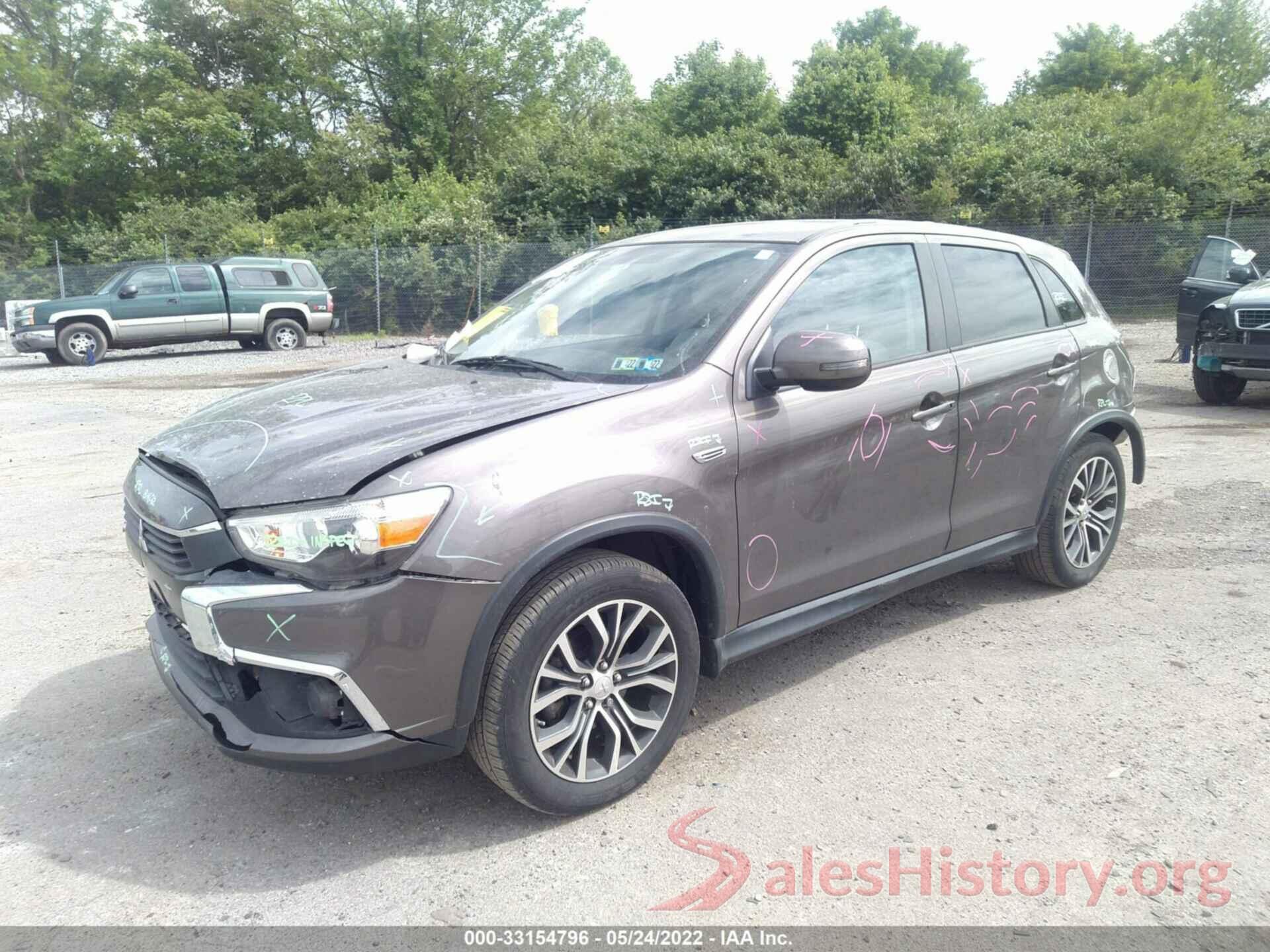 JA4AR3AUXHZ011277 2017 MITSUBISHI OUTLANDER SPORT