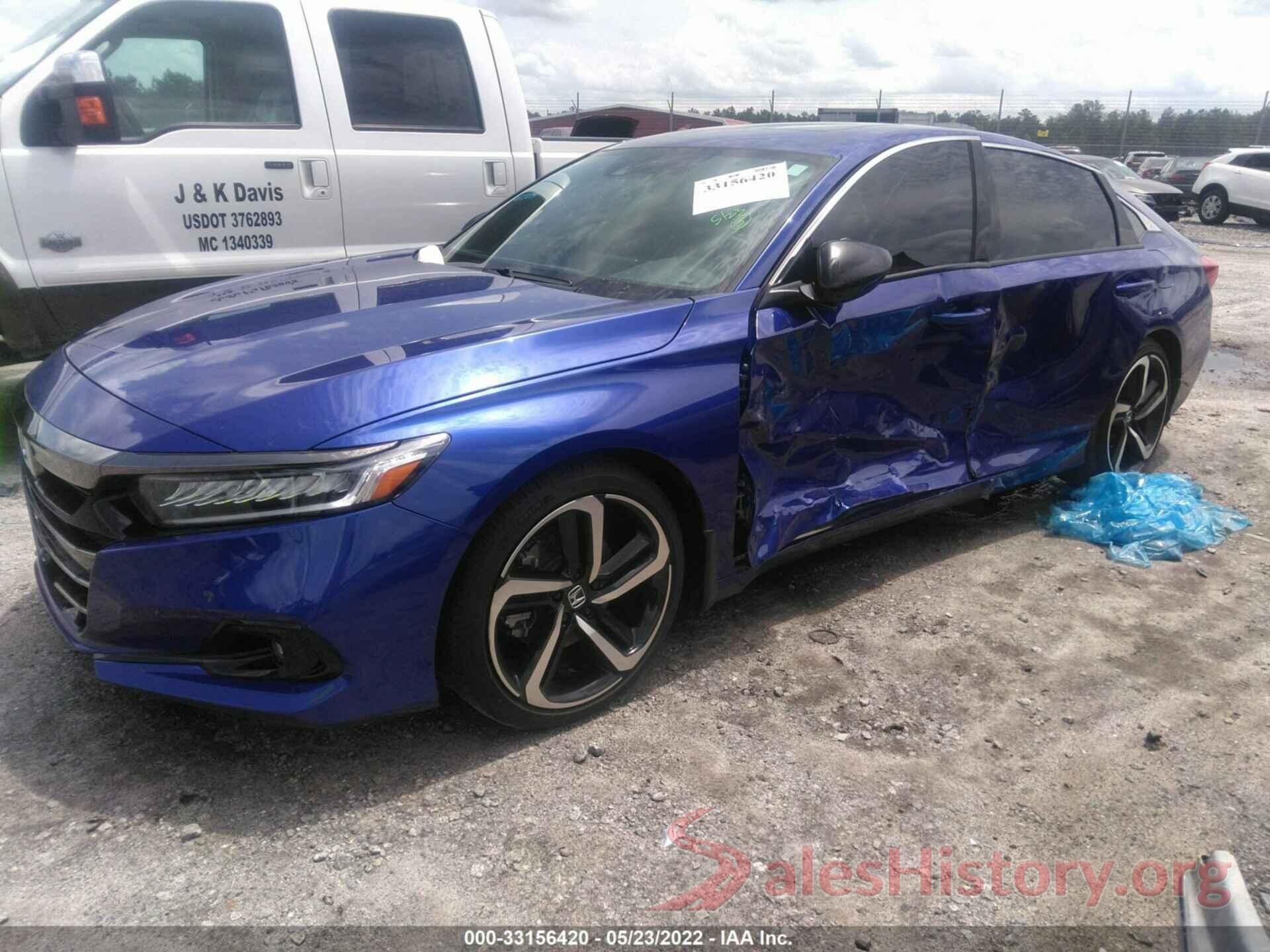 1HGCV2F30MA004529 2021 HONDA ACCORD SEDAN