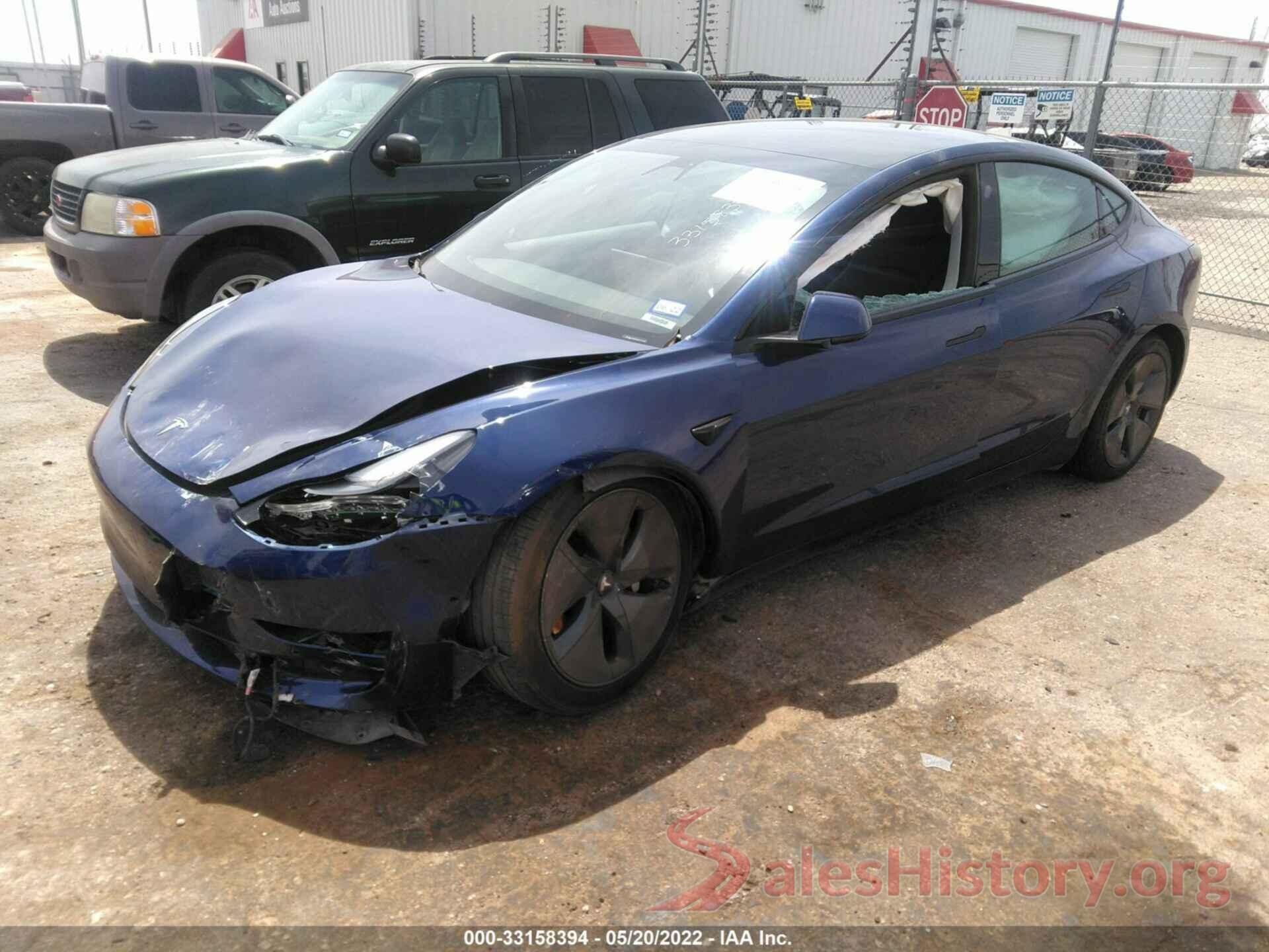 5YJ3E1EB2MF974889 2021 TESLA MODEL 3