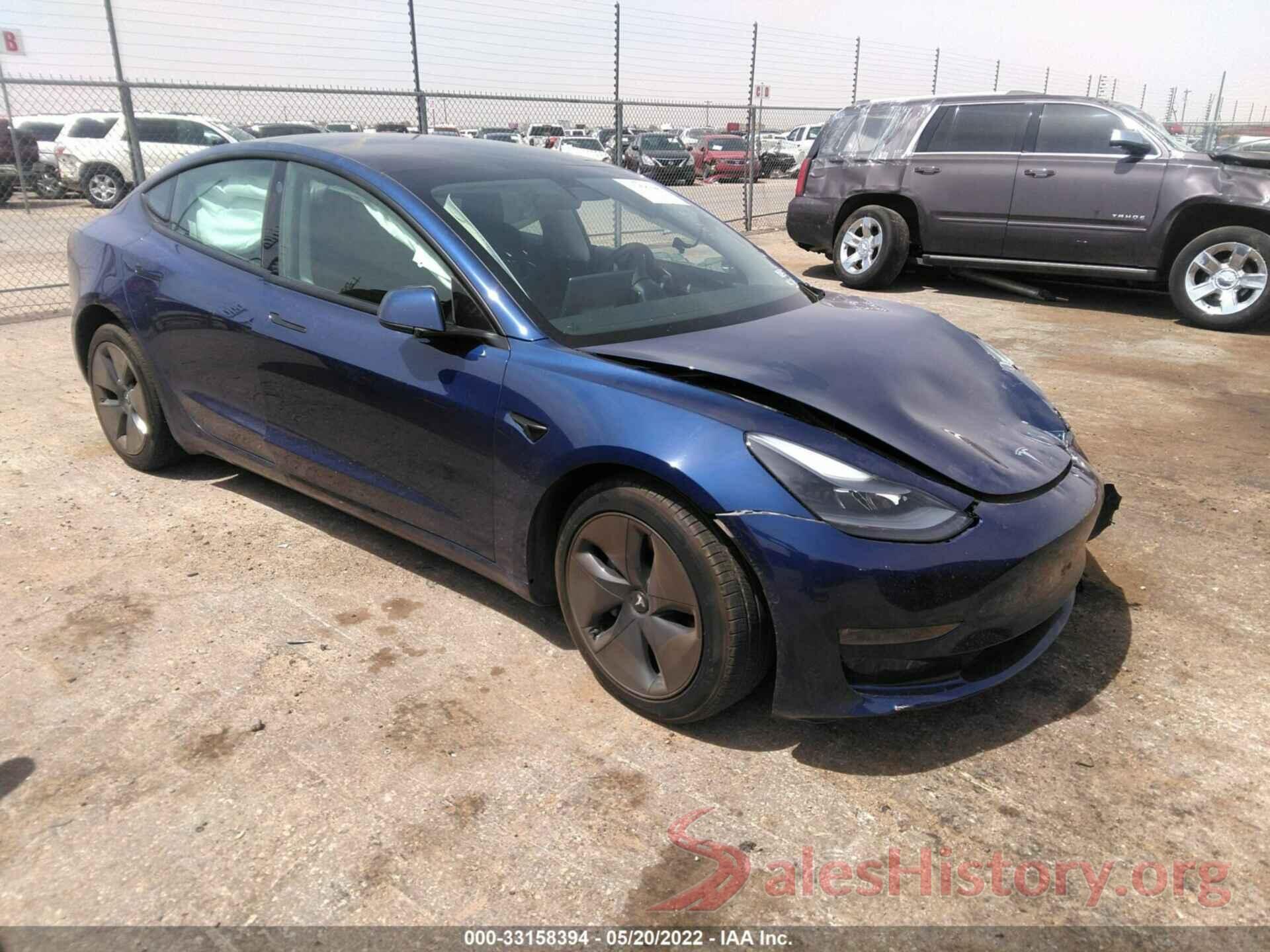 5YJ3E1EB2MF974889 2021 TESLA MODEL 3