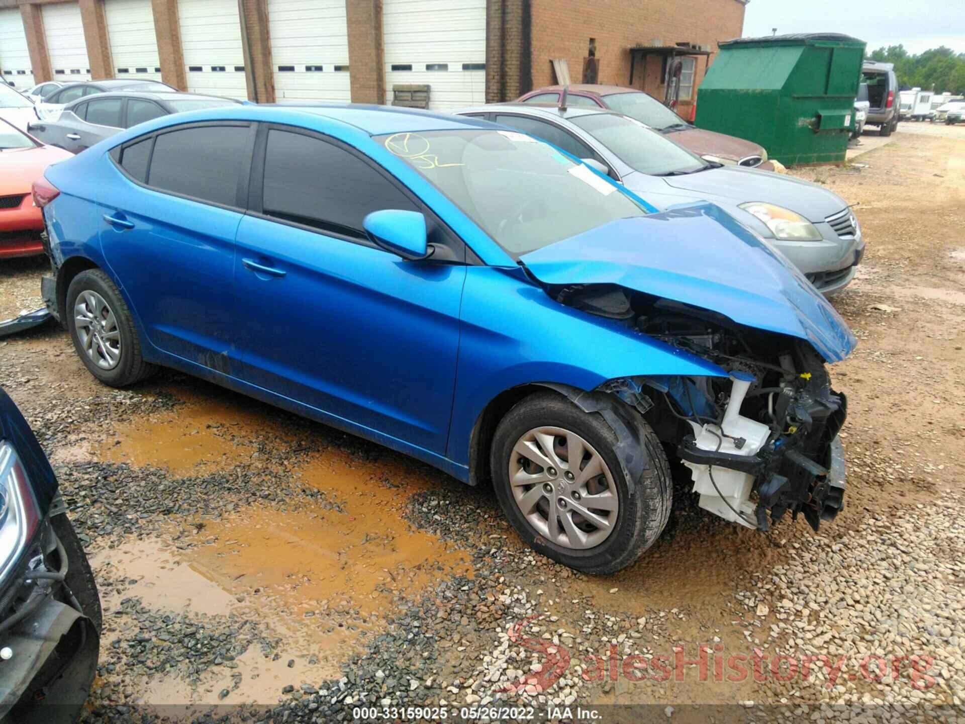 KMHD74LF9HU108766 2017 HYUNDAI ELANTRA