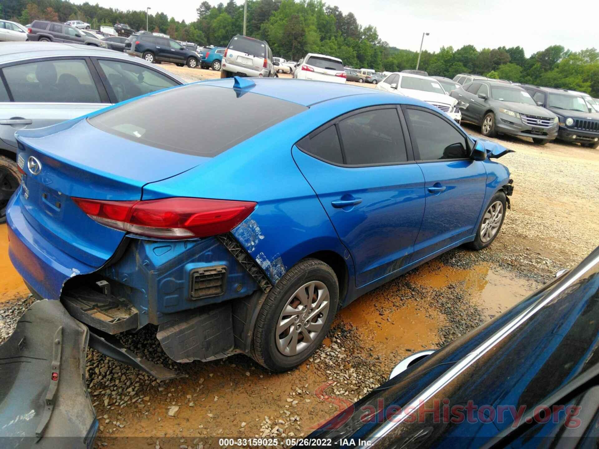 KMHD74LF9HU108766 2017 HYUNDAI ELANTRA