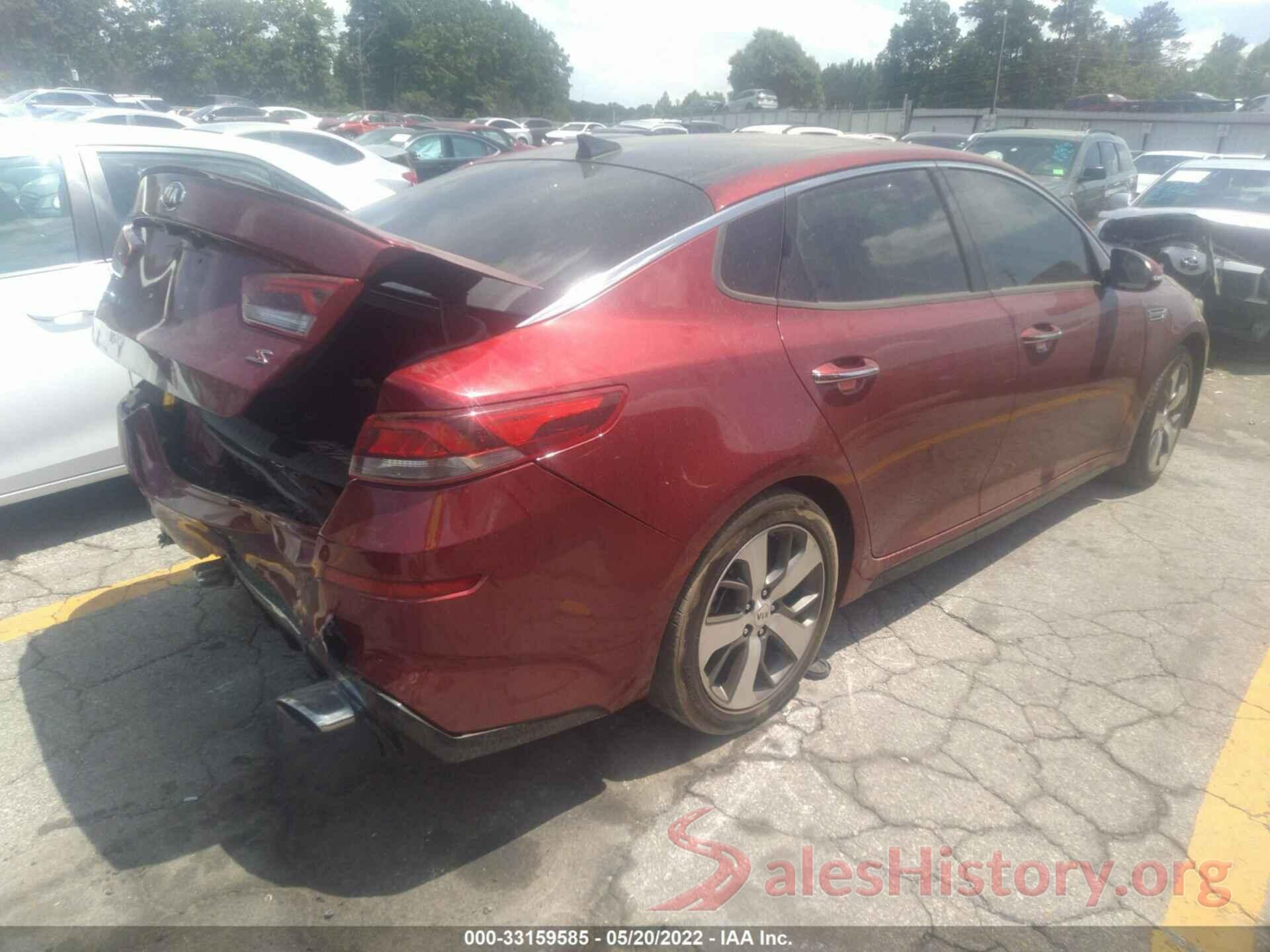 5XXGT4L35KG360143 2019 KIA OPTIMA