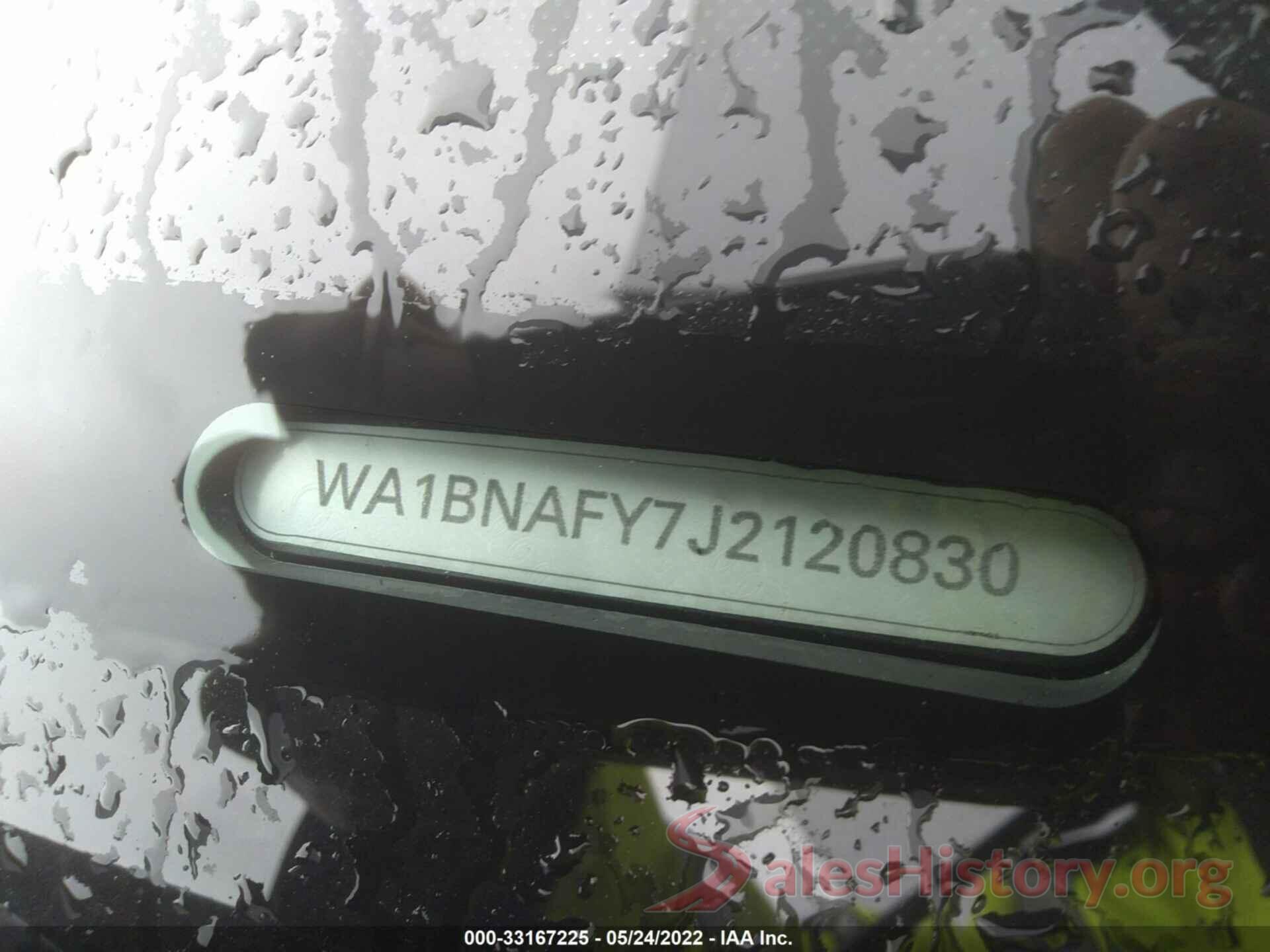 WA1BNAFY7J2120830 2018 AUDI Q5